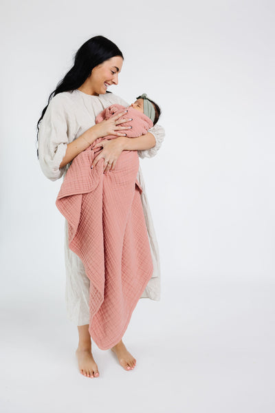 Cloud Muslin™ Quilt - Rose