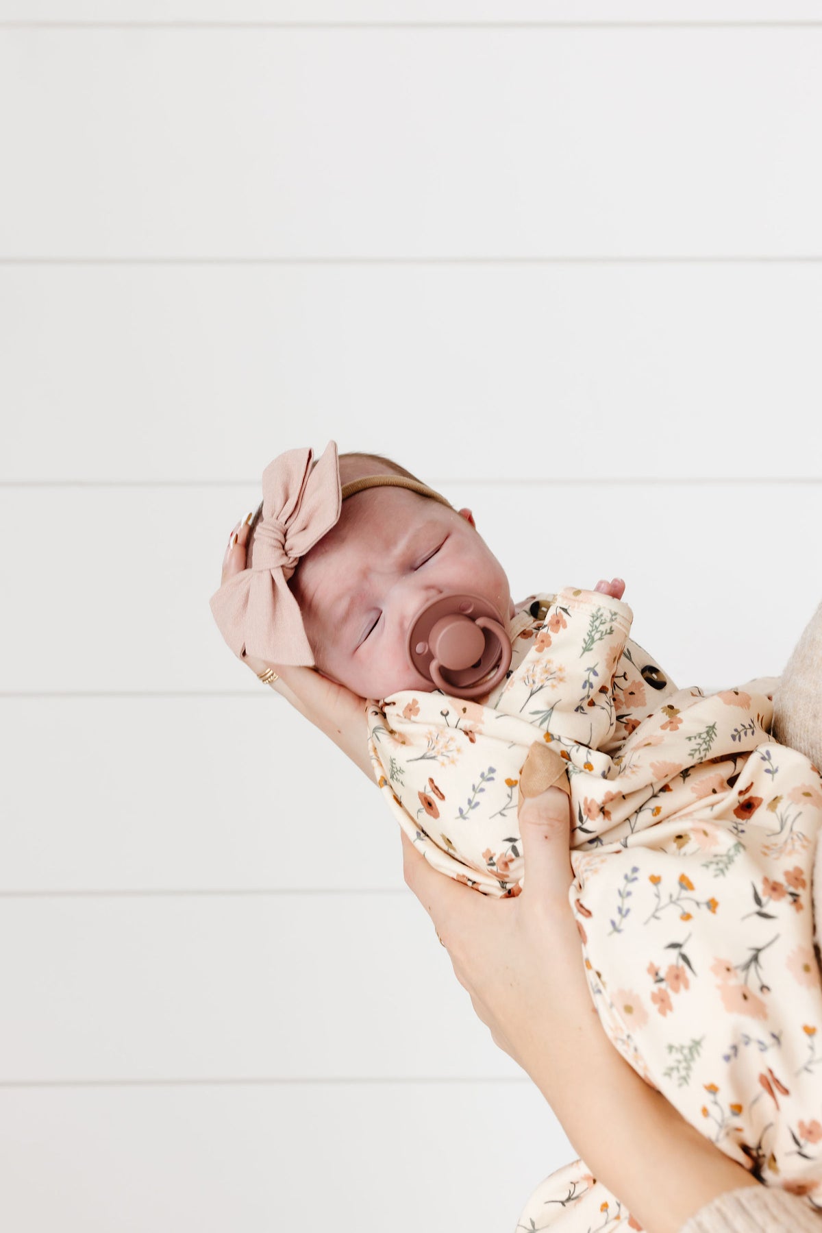 Rachel Newborn Headband Bundle + Knotted Gown