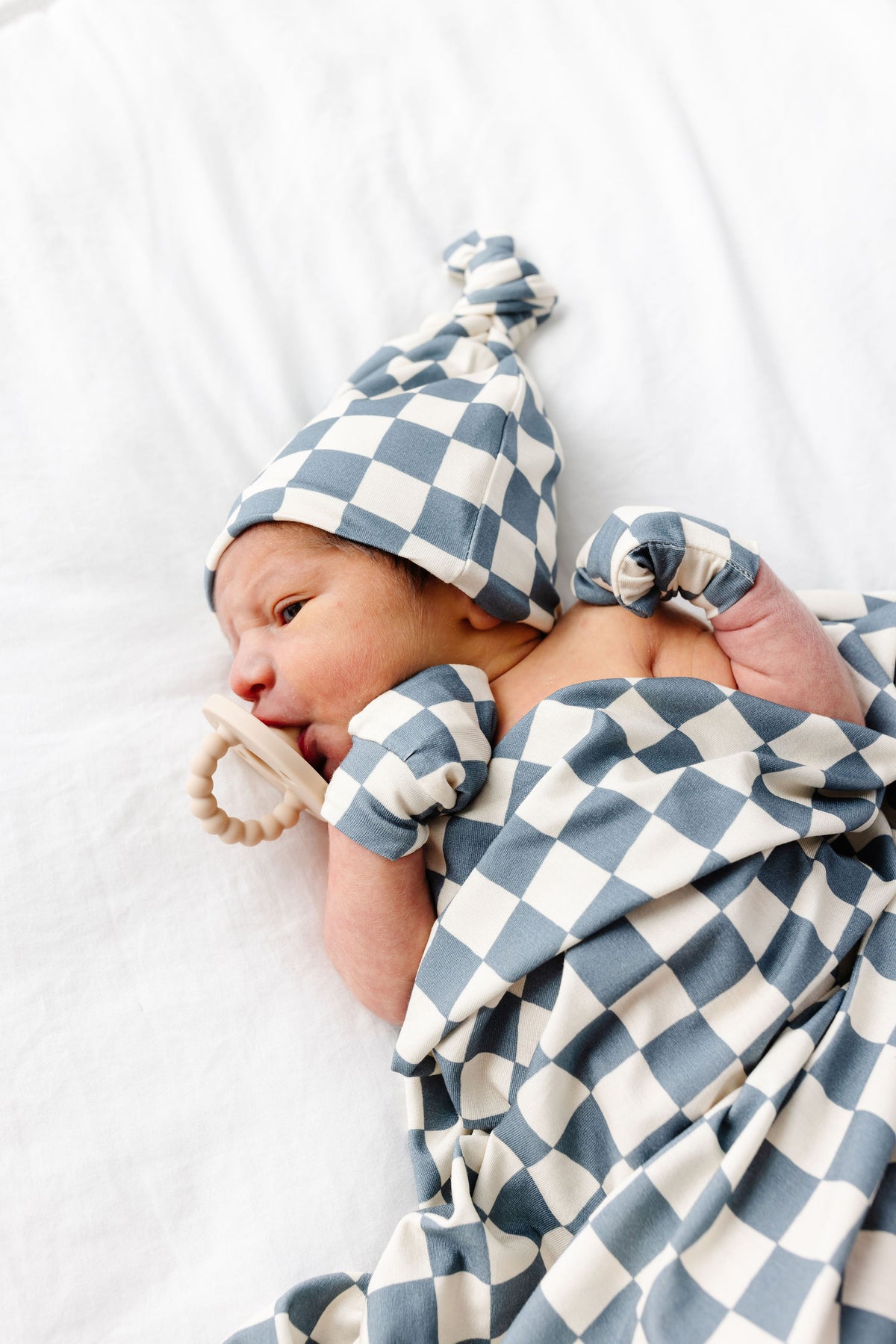 Miles Newborn Hat Bundle + Zipper Footie