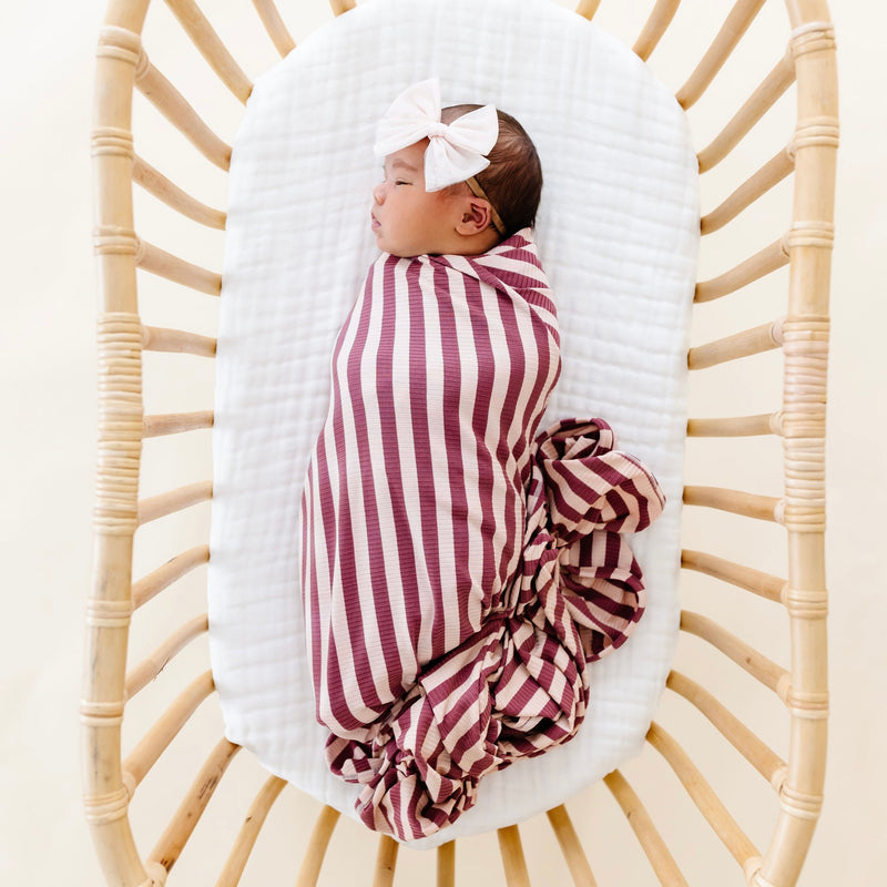 Lannie Ribbed Swaddle Blanket