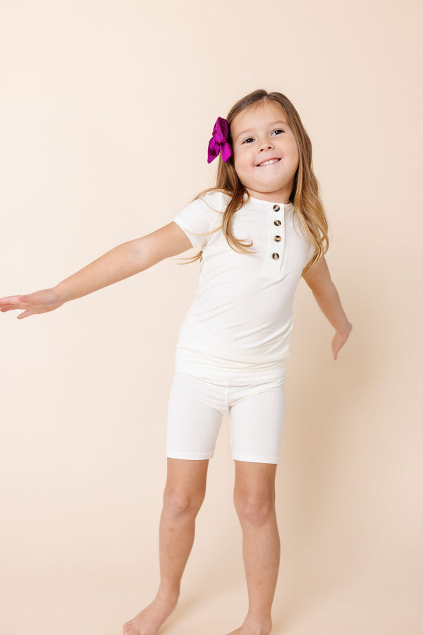 Wren Ribbed Shortie Set