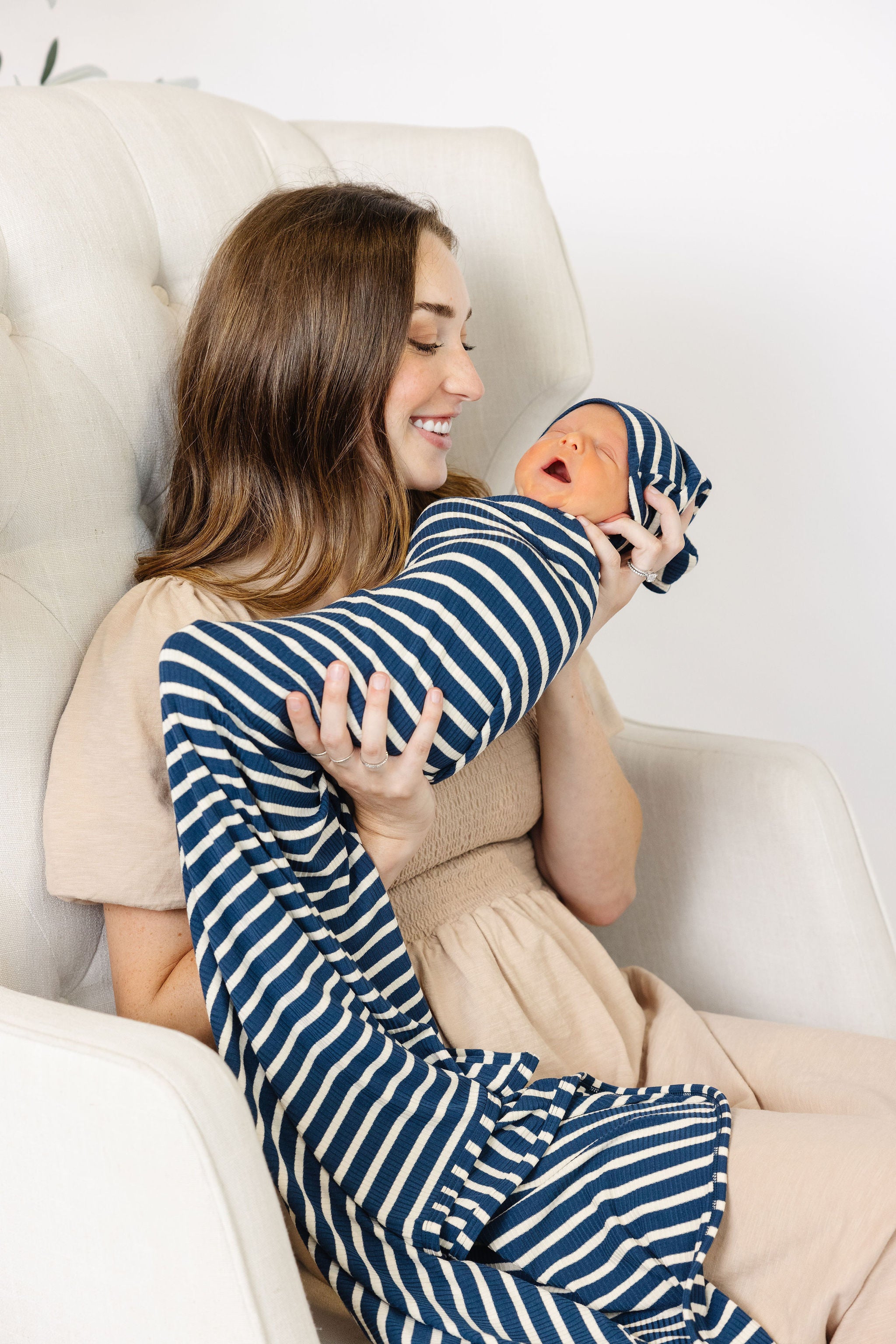 Jack Ribbed Newborn Hat Bundle (Top + Bottom)