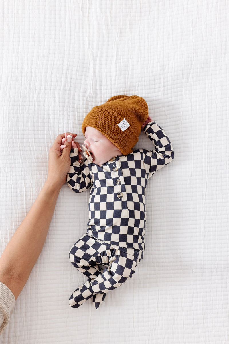 Gibson Newborn Hat Bundle (Top + Bottom)