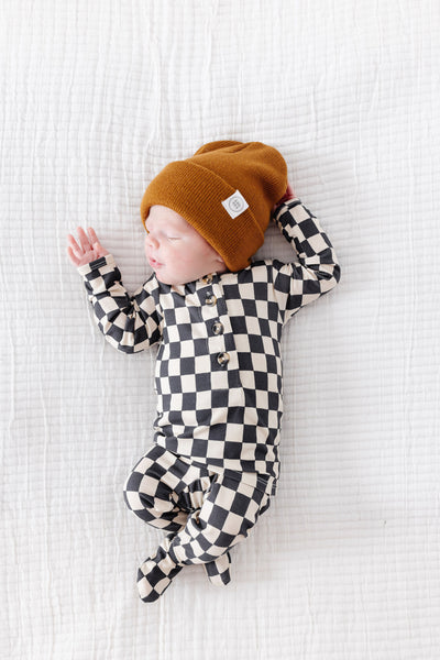 Gibson Newborn Hat Bundle + Top + Bottoms
