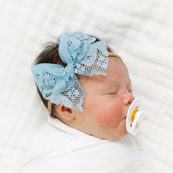 Vintage Bow - Ocean Lace