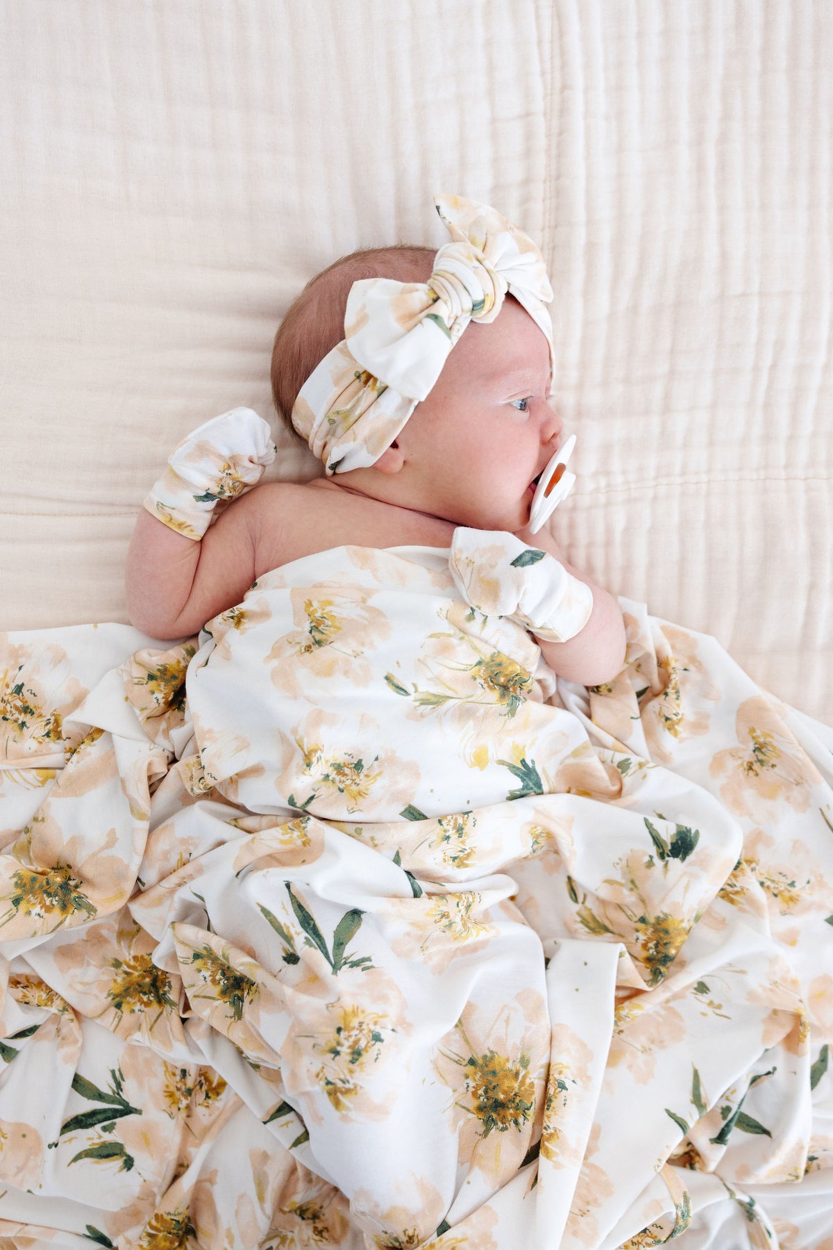 Willa Newborn Headband Bundle + Knotted Gown