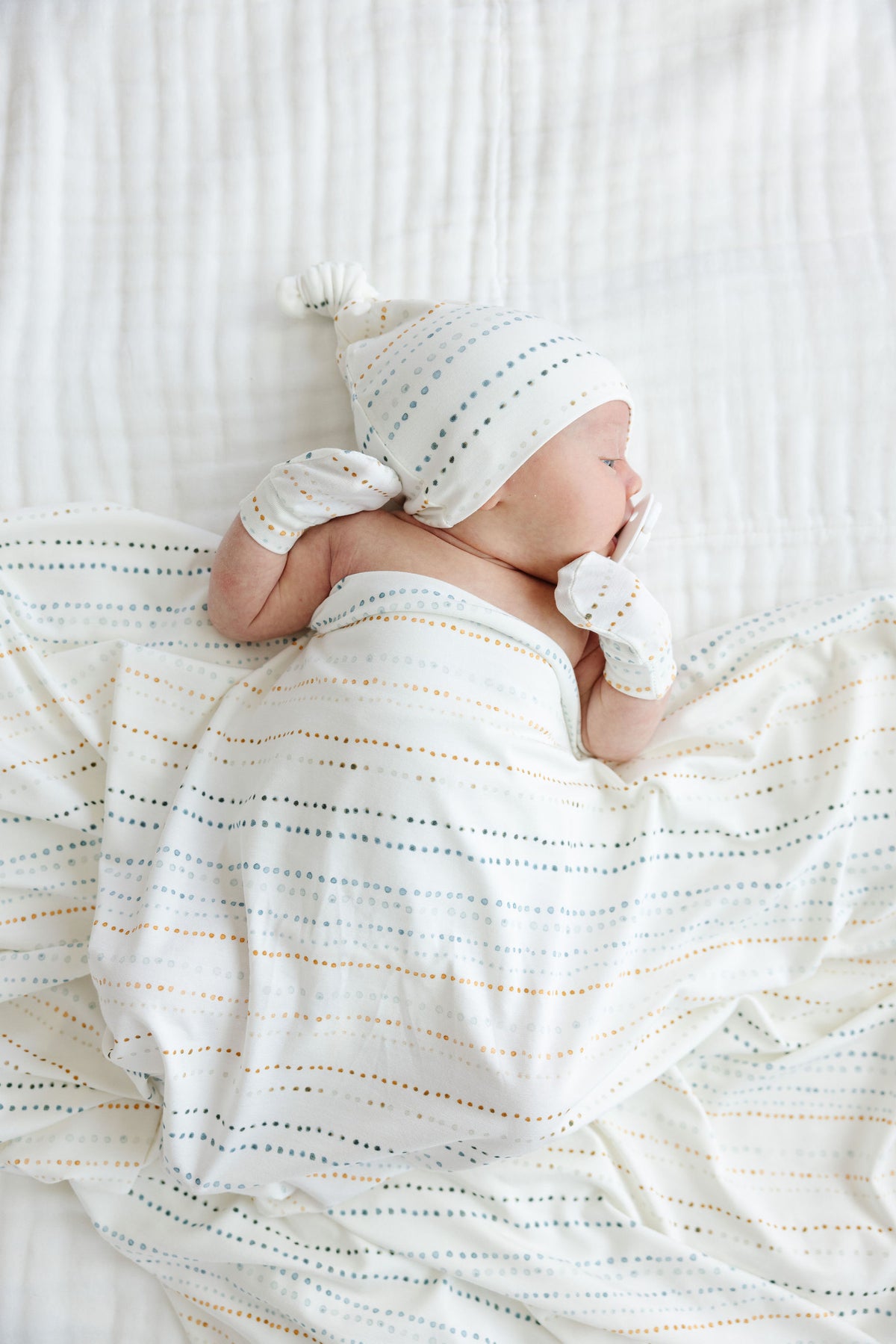 Conrad Newborn Hat Bundle + Top + Bottoms