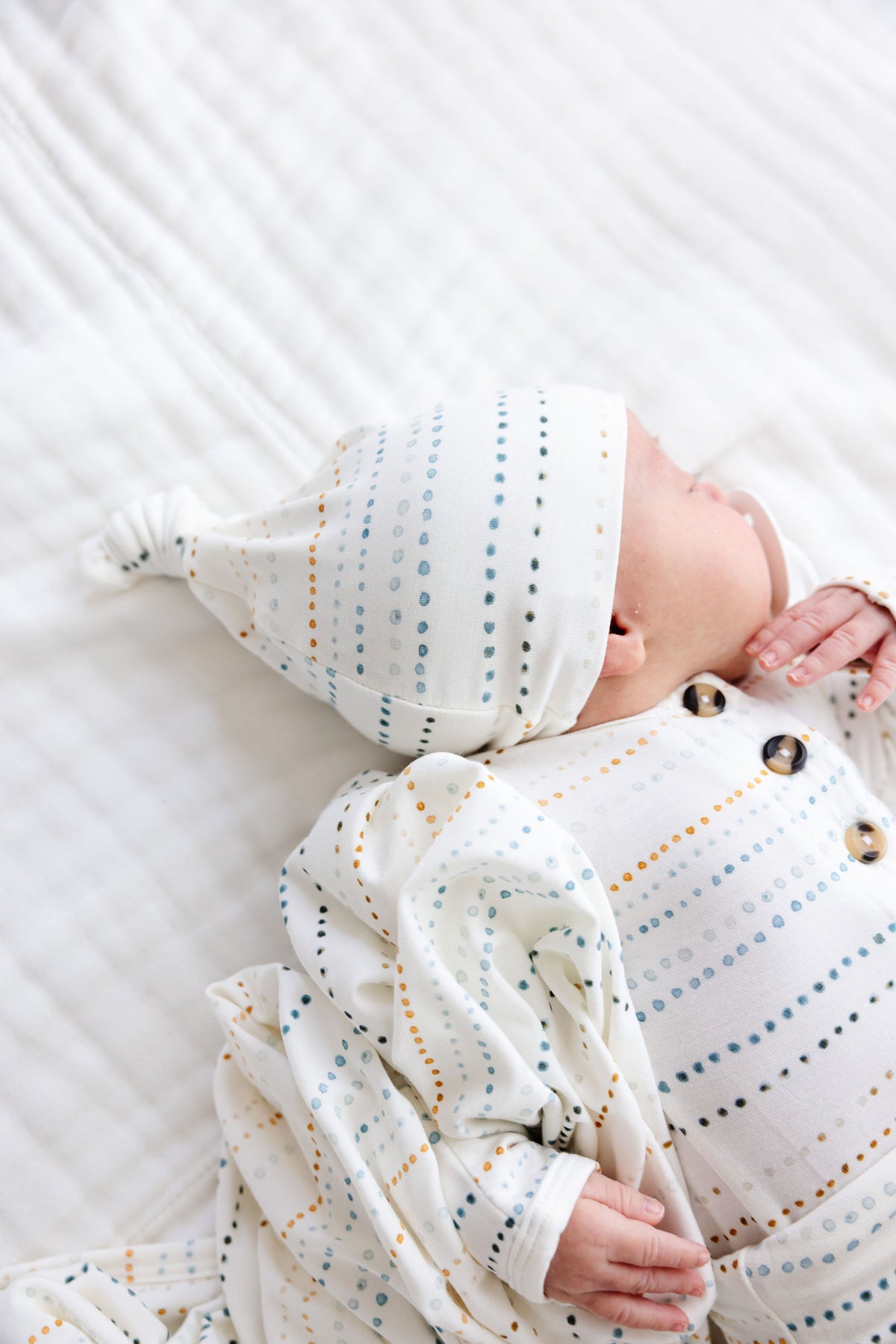 Conrad Newborn Hat Bundle + Top + Bottoms