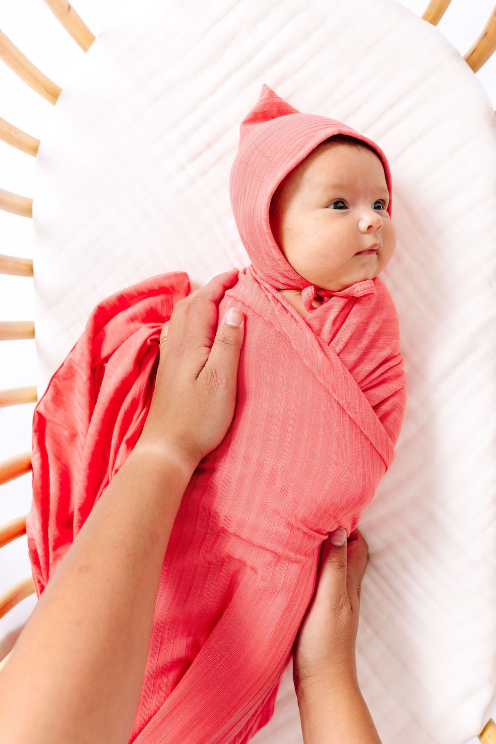 Darcy Ribbed Swaddle Blanket