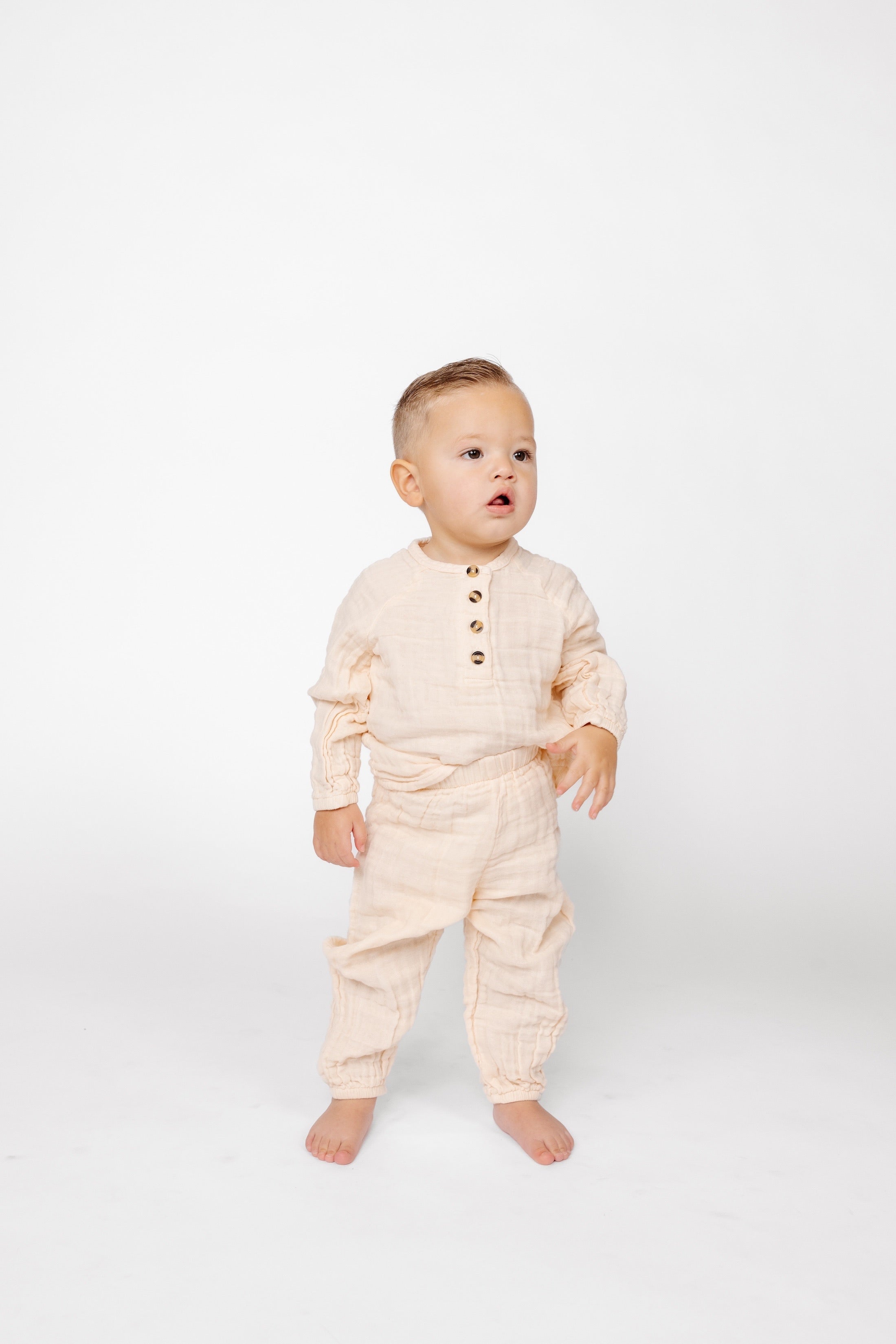 Jogger Pants - Cream