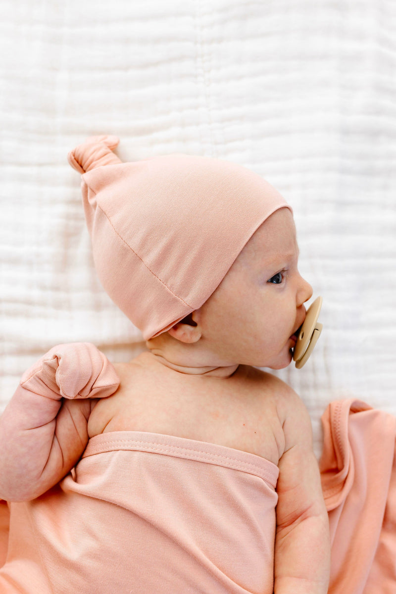 Abby Top Knot Hat