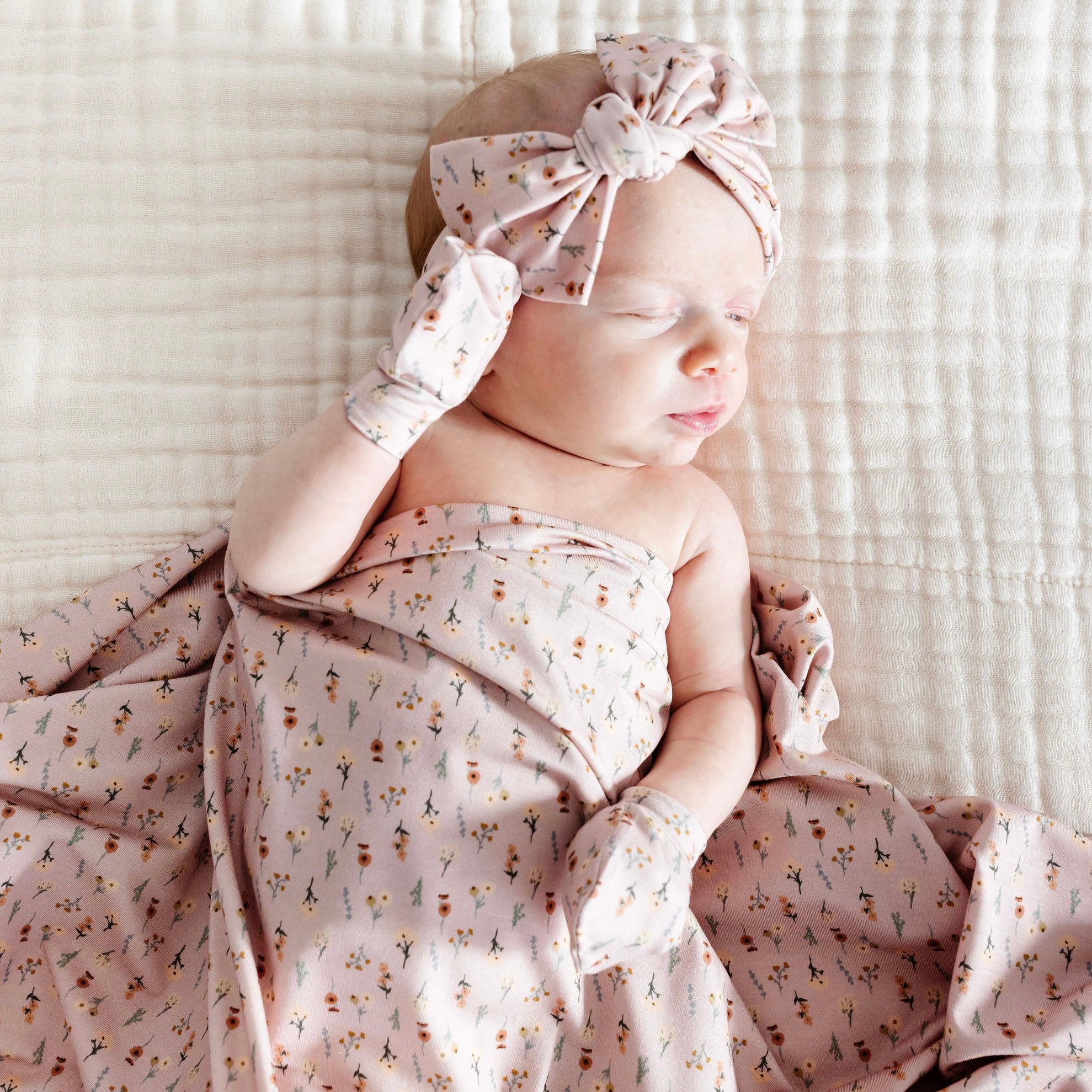 Mila Newborn Headband Bundle (Gown)