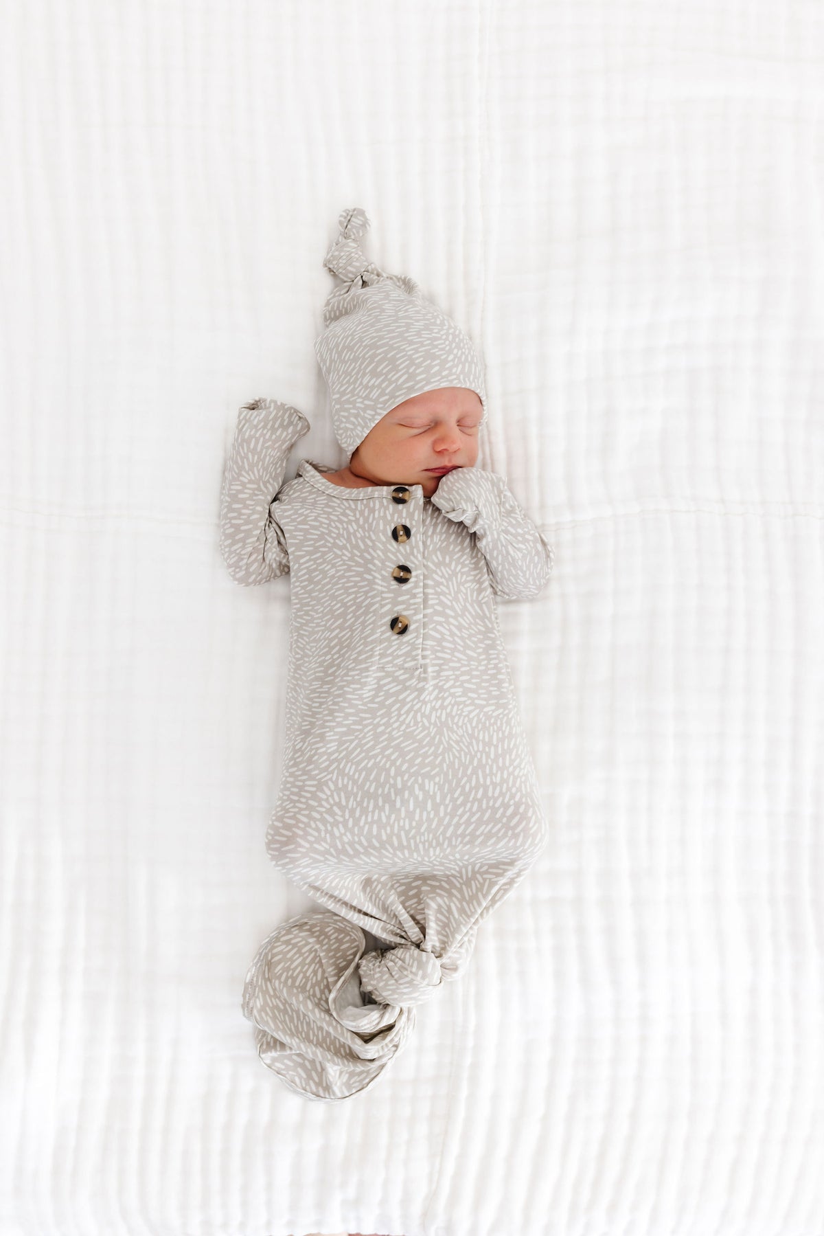Cohen Newborn Hat Bundle + Knotted Gown