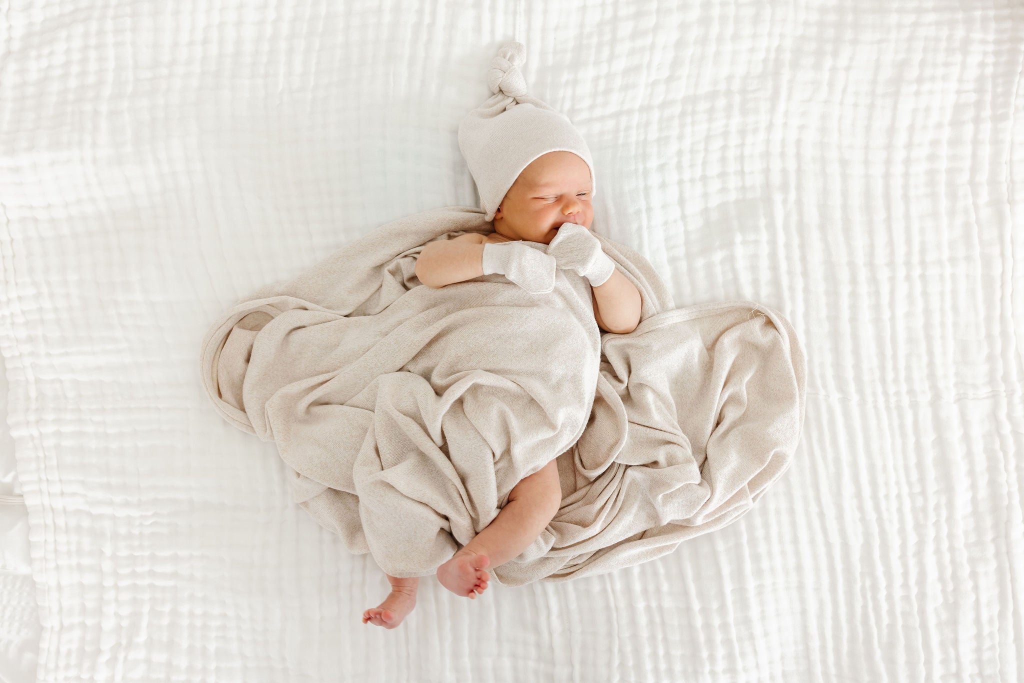 Dakota Plush Knit Top Knot Hat