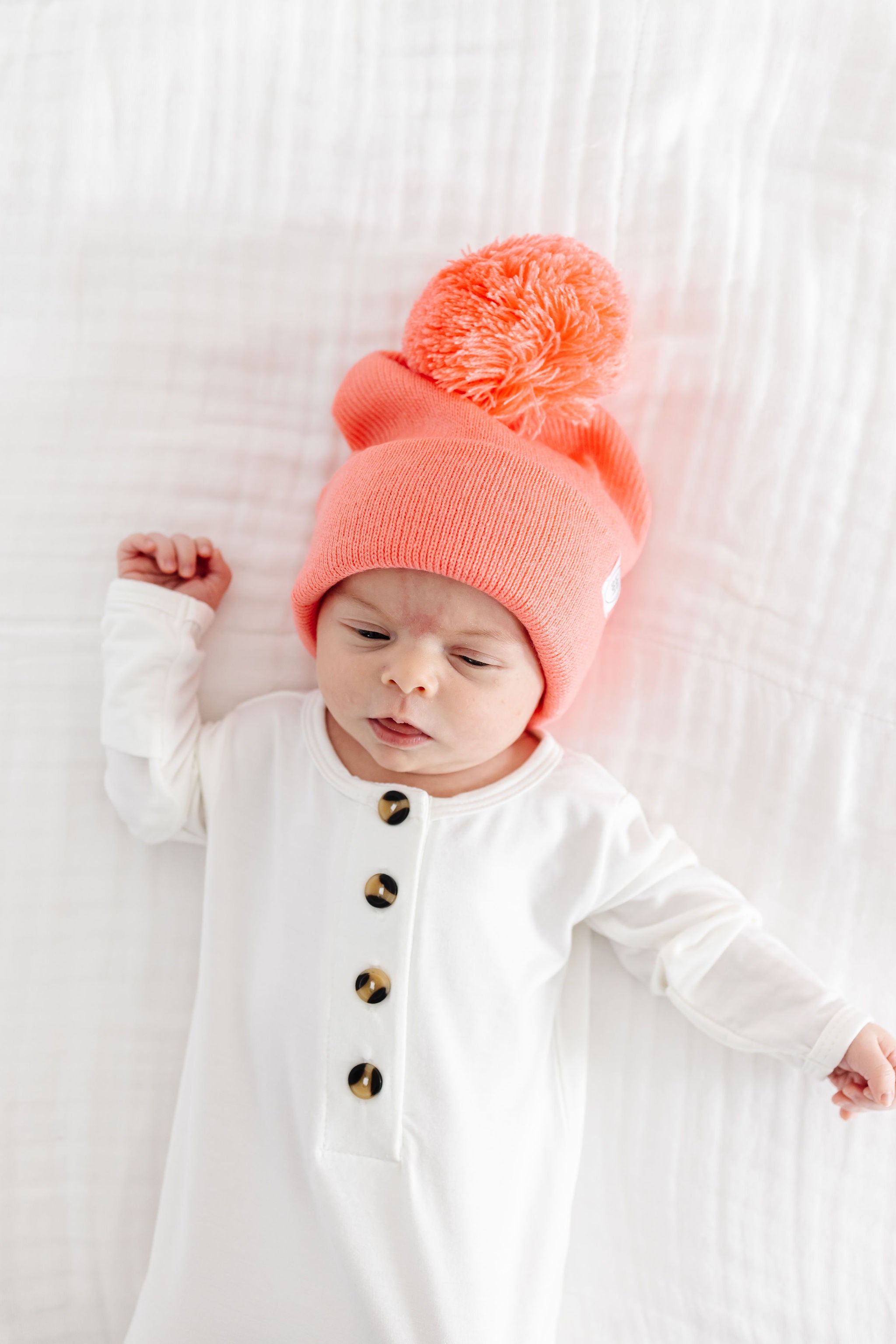 Beanie - Melon Pink