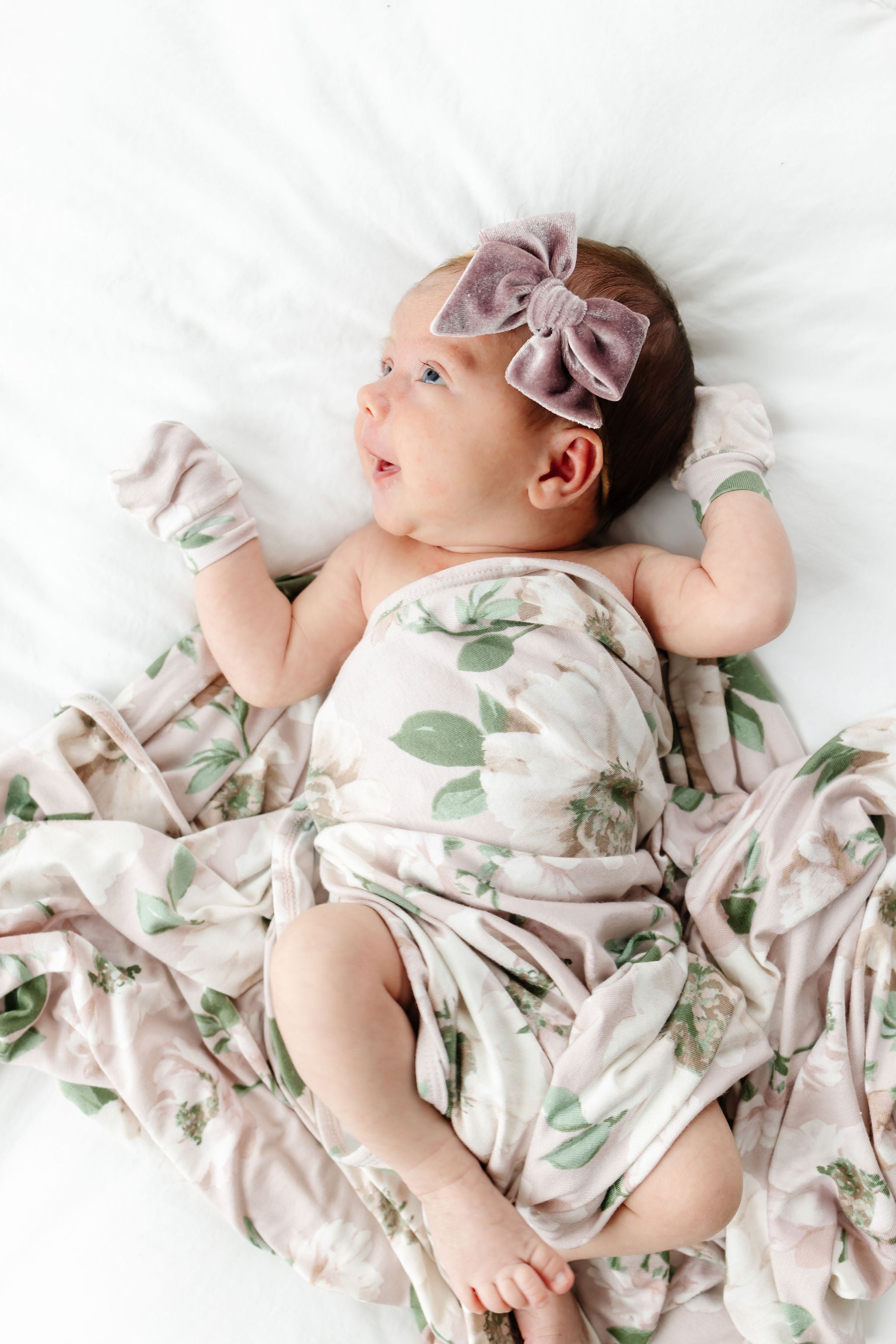 Velvet Bow 3 Pack: Mauve