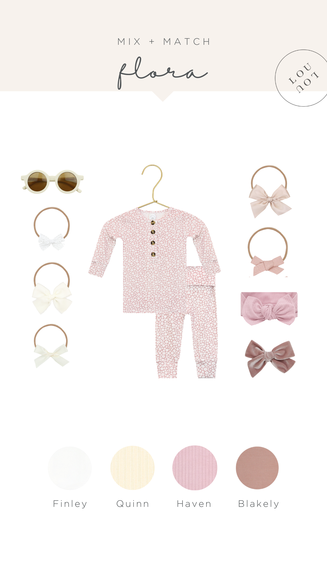 Flora Newborn Headband Bundle