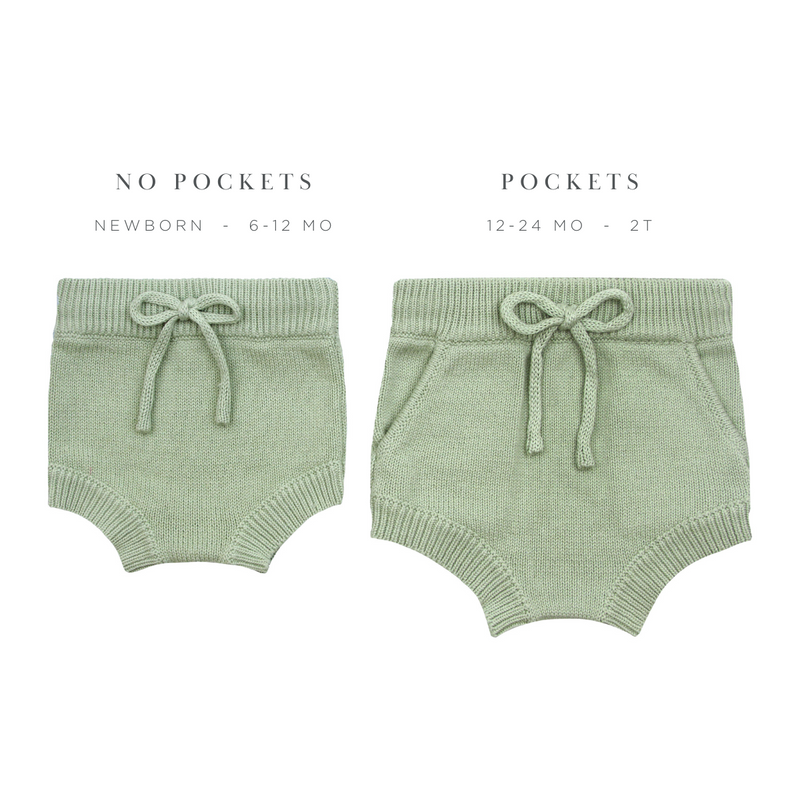 Knit Bummie - Sage