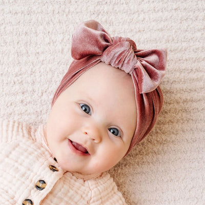 Velvet - Rose Knot Headband