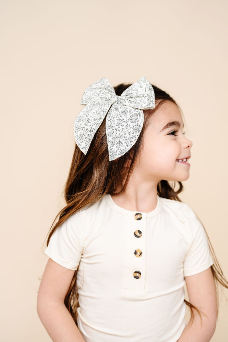 Heirloom Bow - Paisley Clip