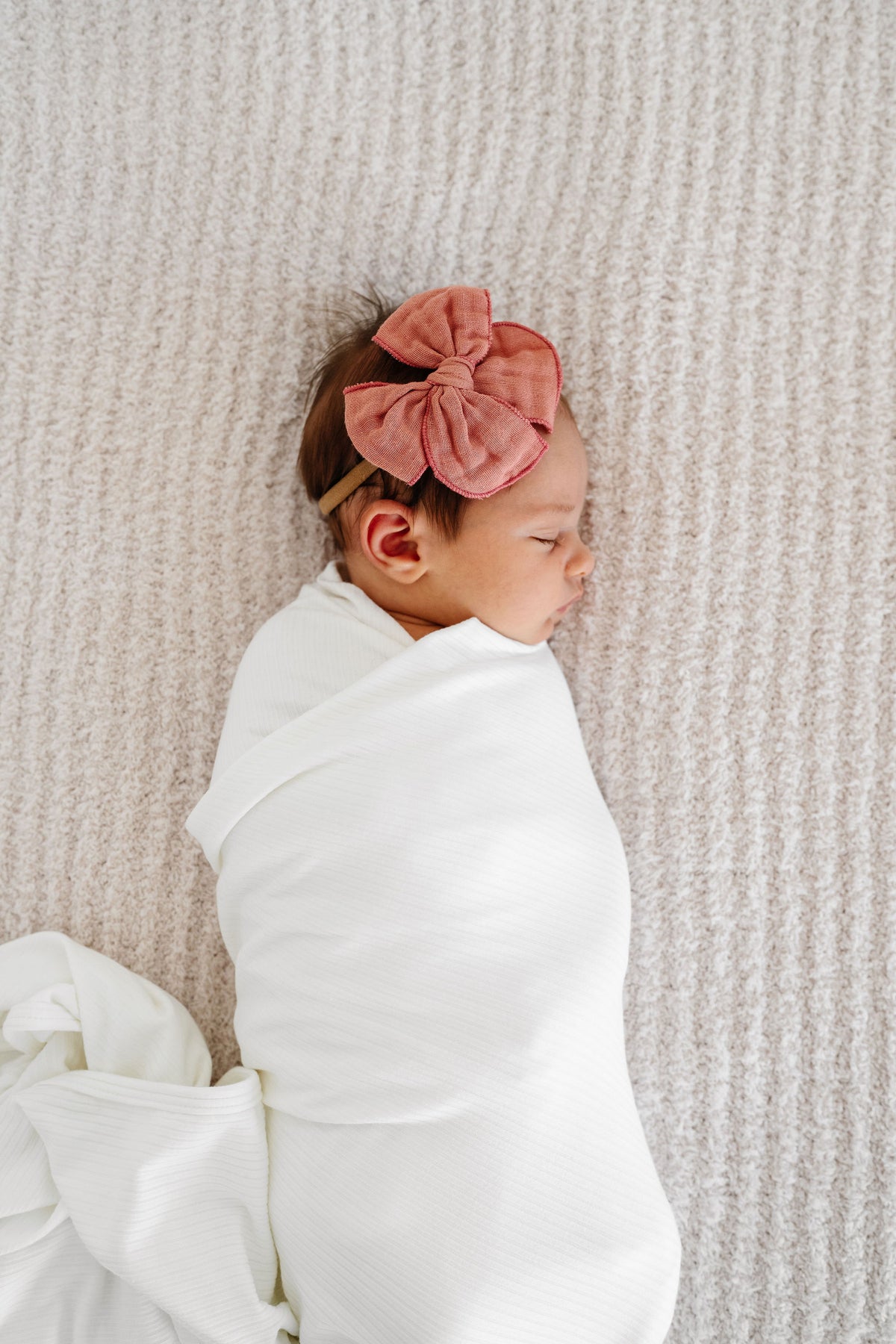 Cloud Muslin™ Heirloom Bow - Rose
