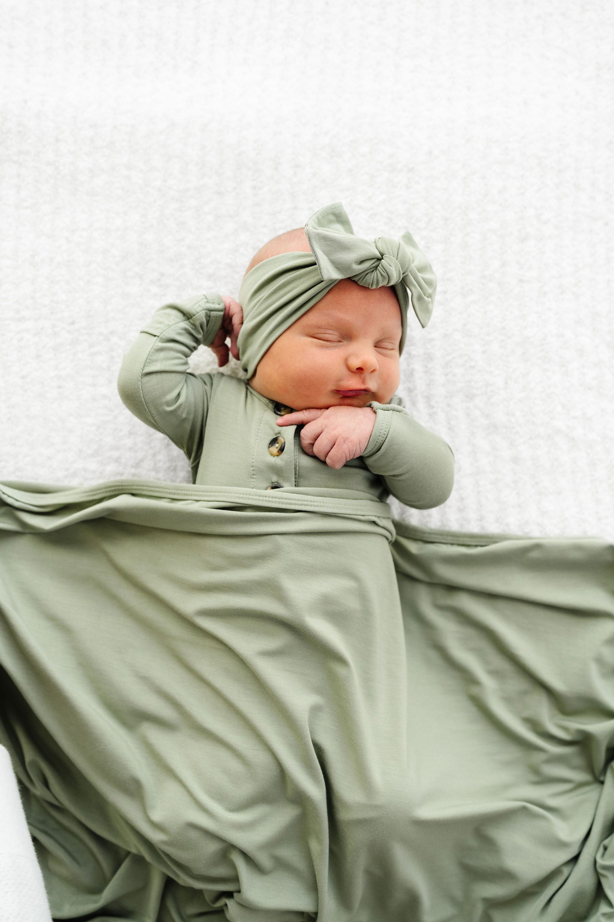 Marley Newborn Headband Bundle (Gown)