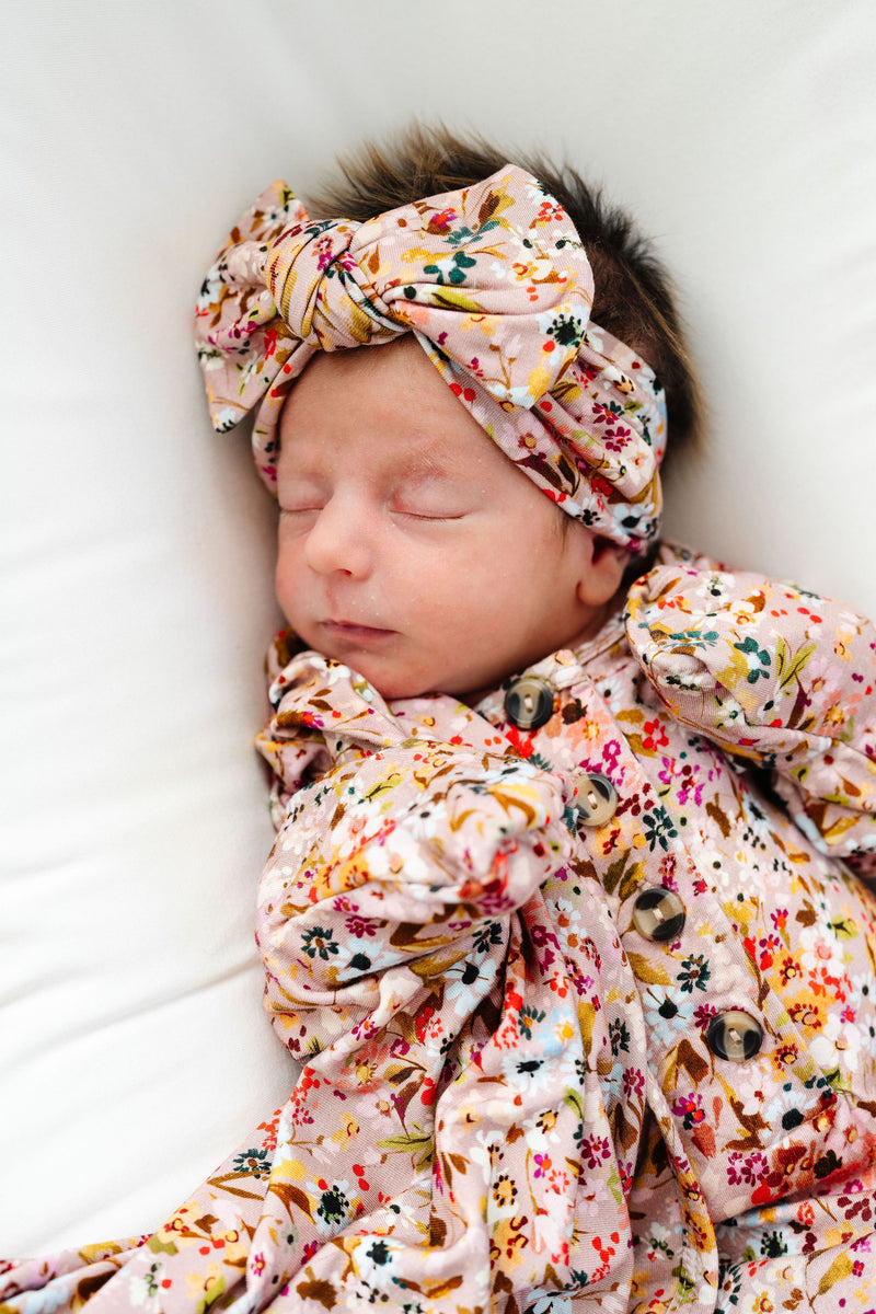 Penelope Newborn Headband Bundle (Gown)