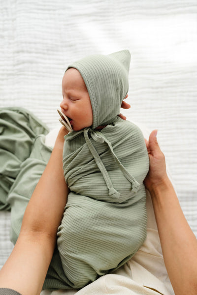 Ellis Ribbed Pixie Bonnet