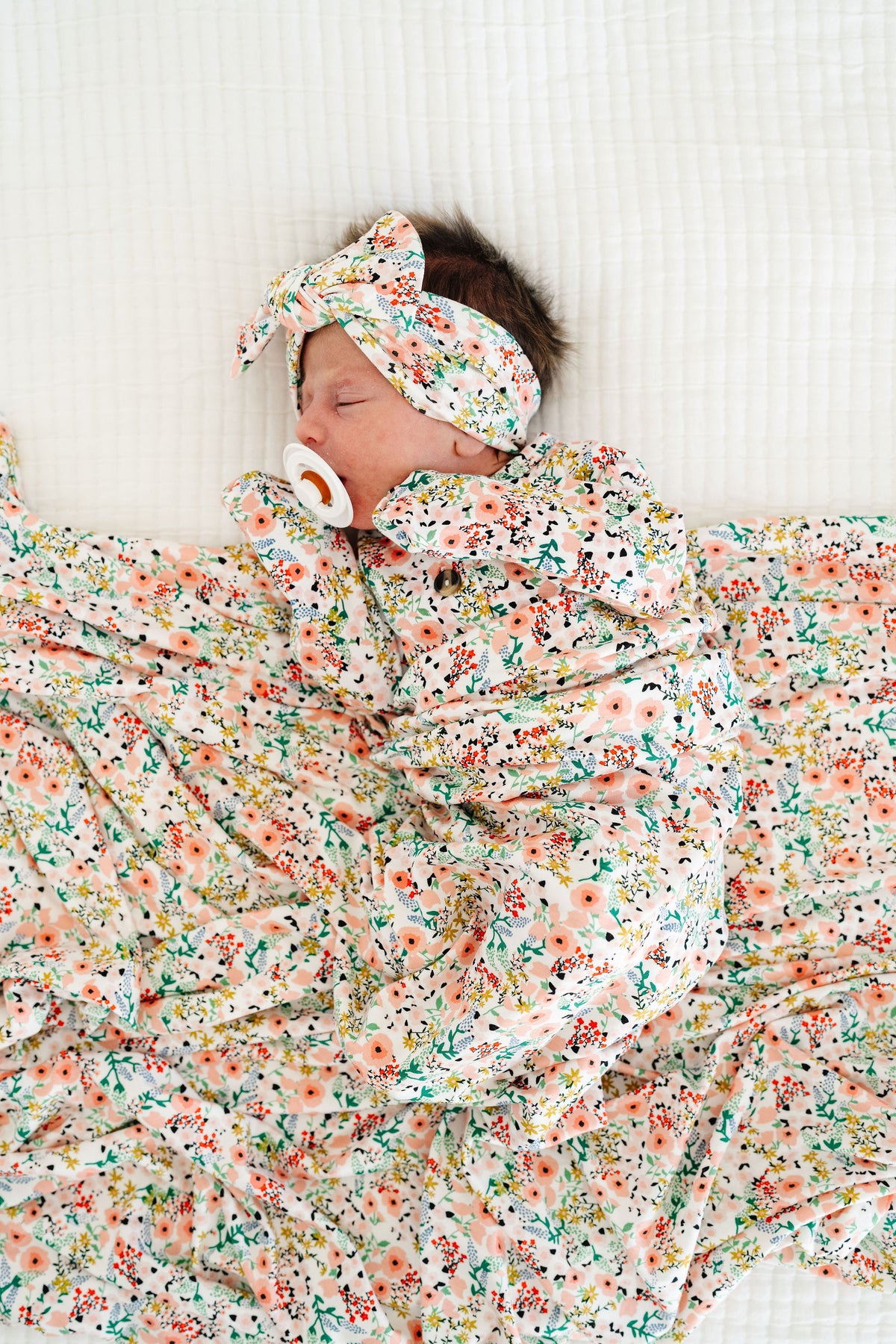 Millie Newborn Headband Bundle + Knotted Gown