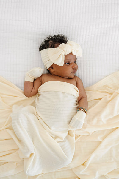 Quinn Ribbed Newborn Headband Bundle
