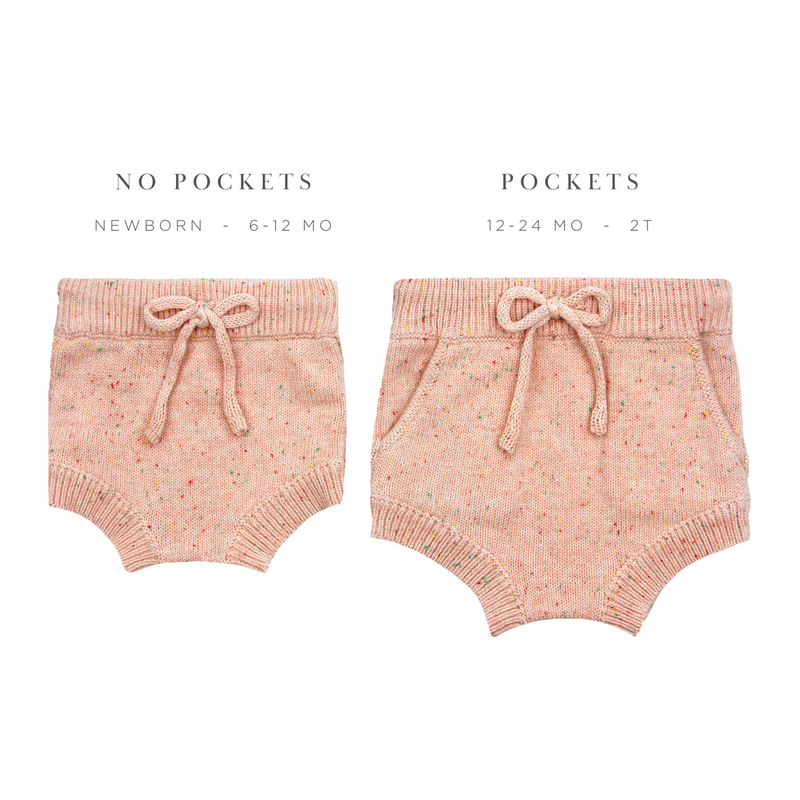Knit Bummie - Petal Speckle