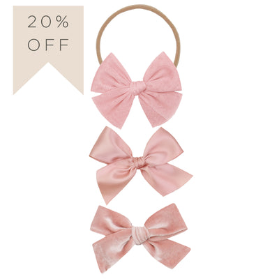 Bow 3 Pack: Bubblegum