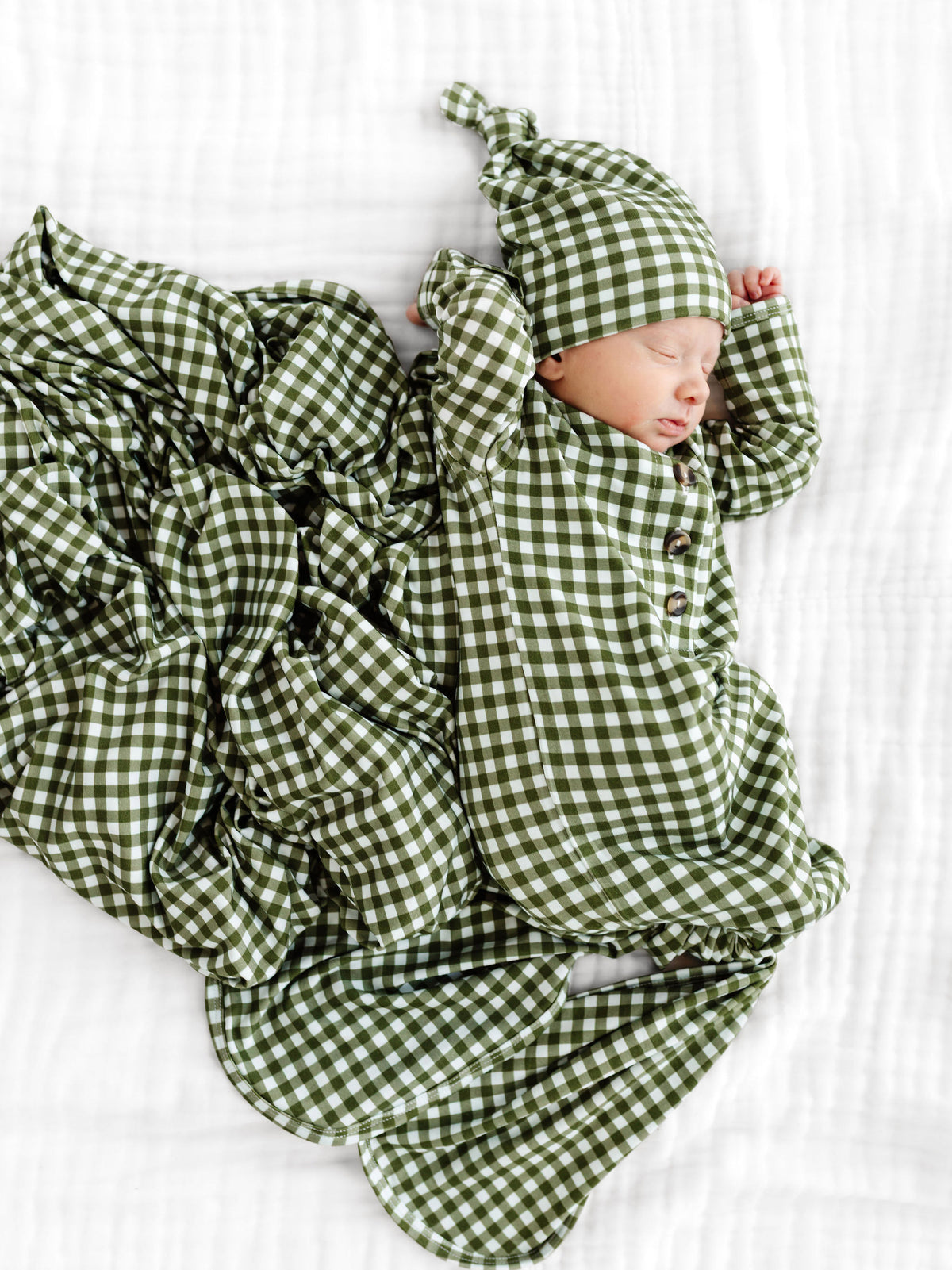 Forrest Newborn Hat Bundle + Knotted Gown