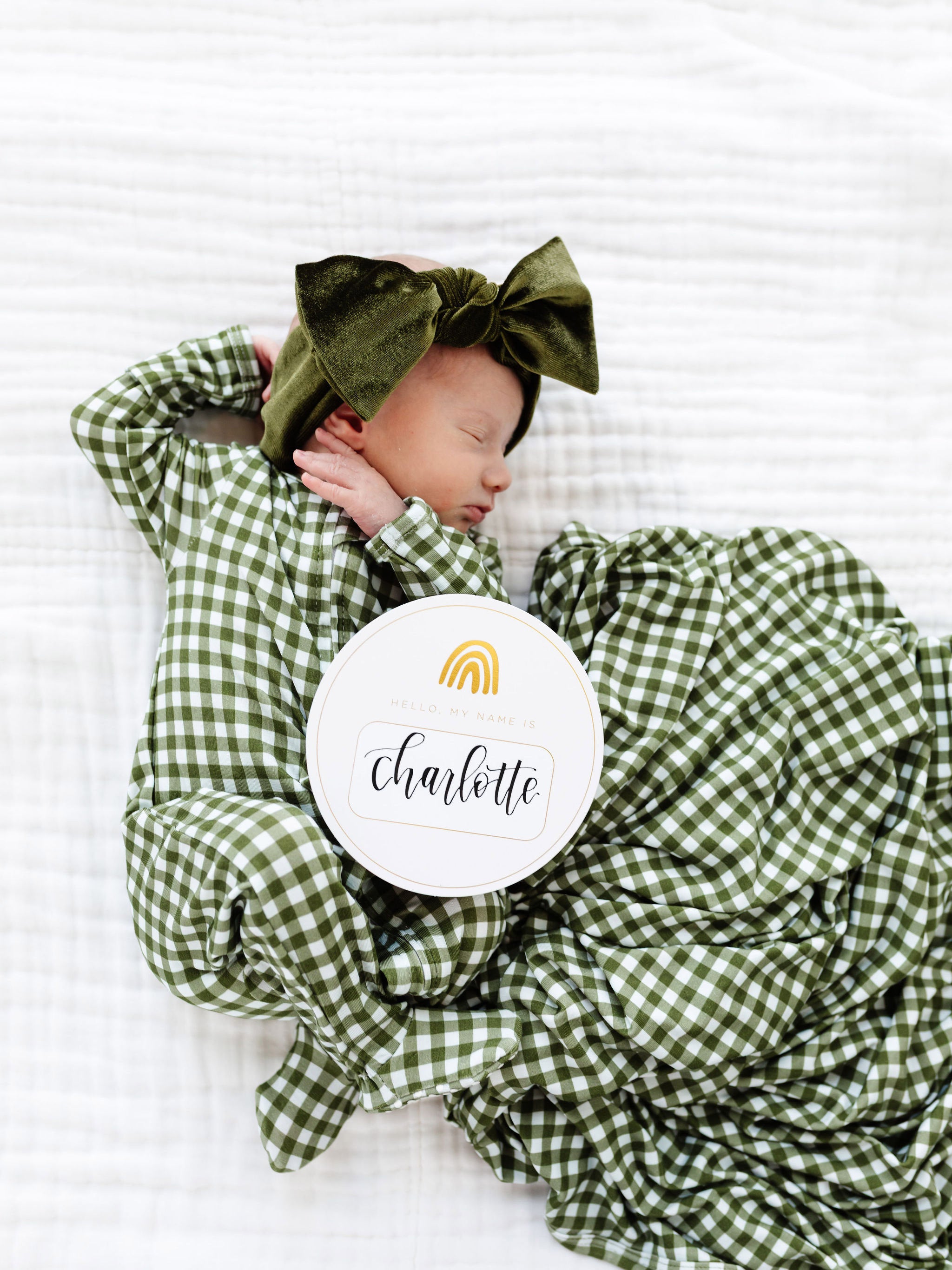 Velvet - Olive Knot Headband