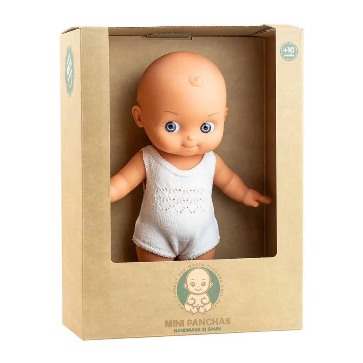 Mini Pancha Doll - White Romper - Paola Reina