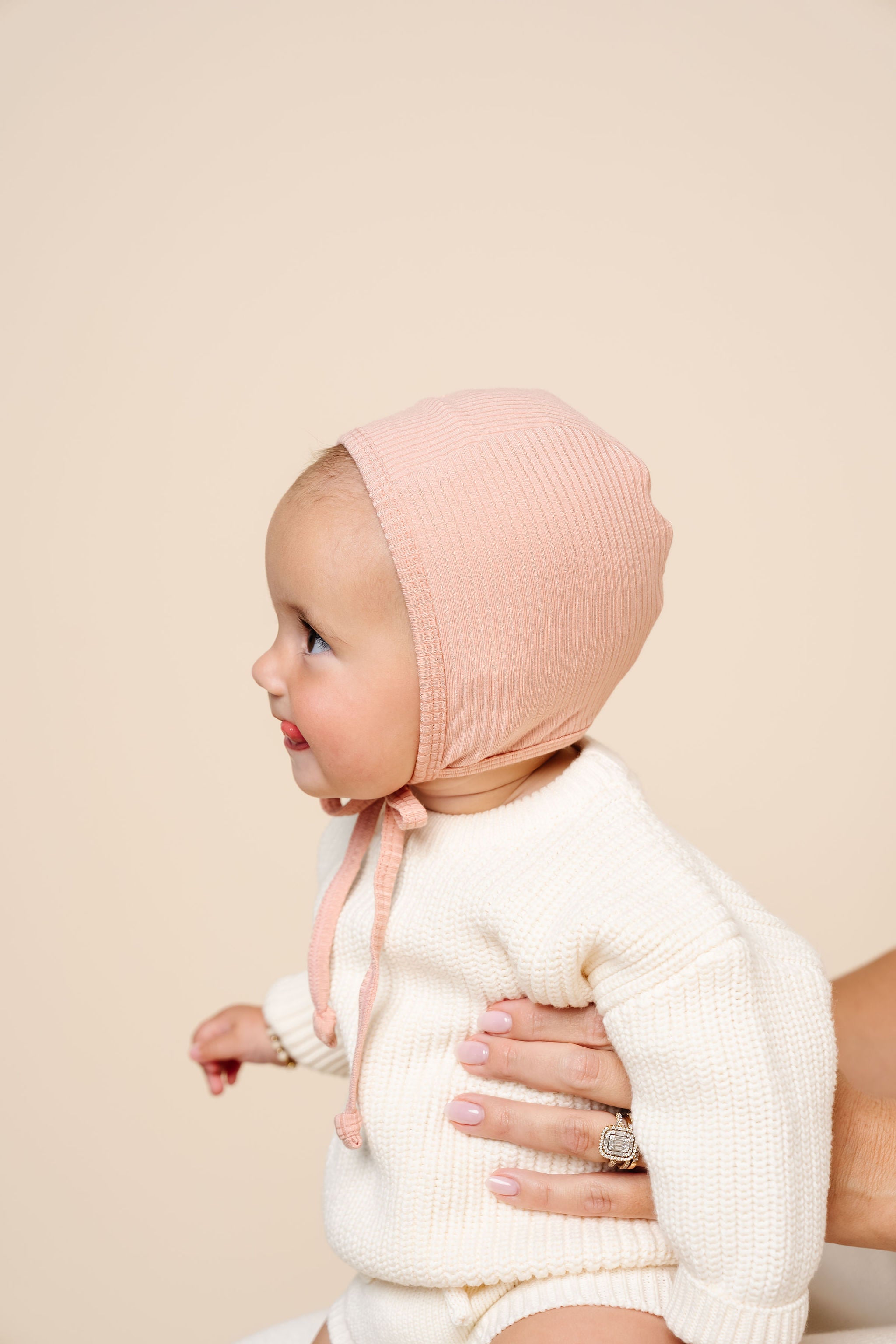 Audrey Ribbed Bonnet