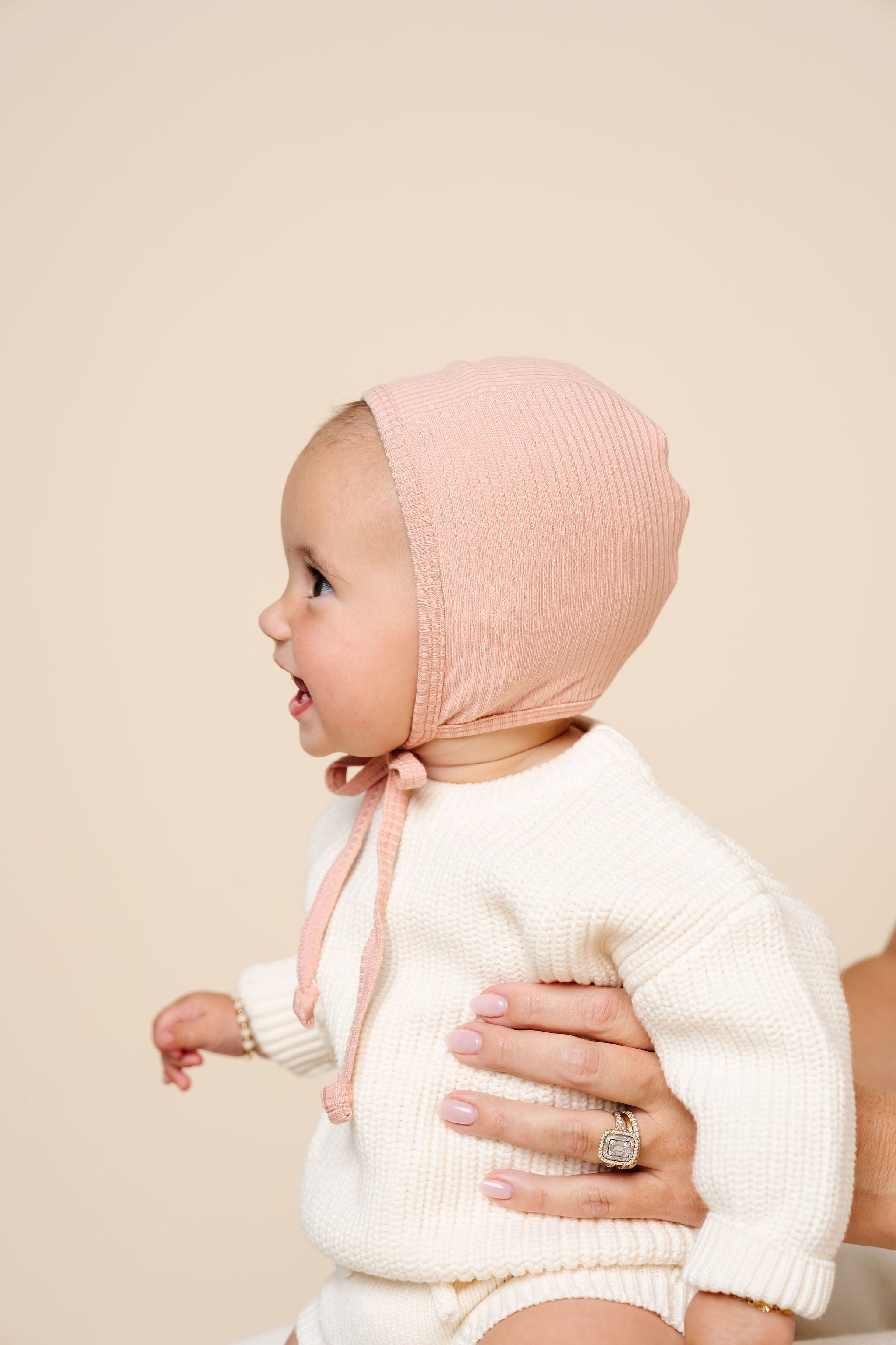 Audrey Ribbed Bonnet
