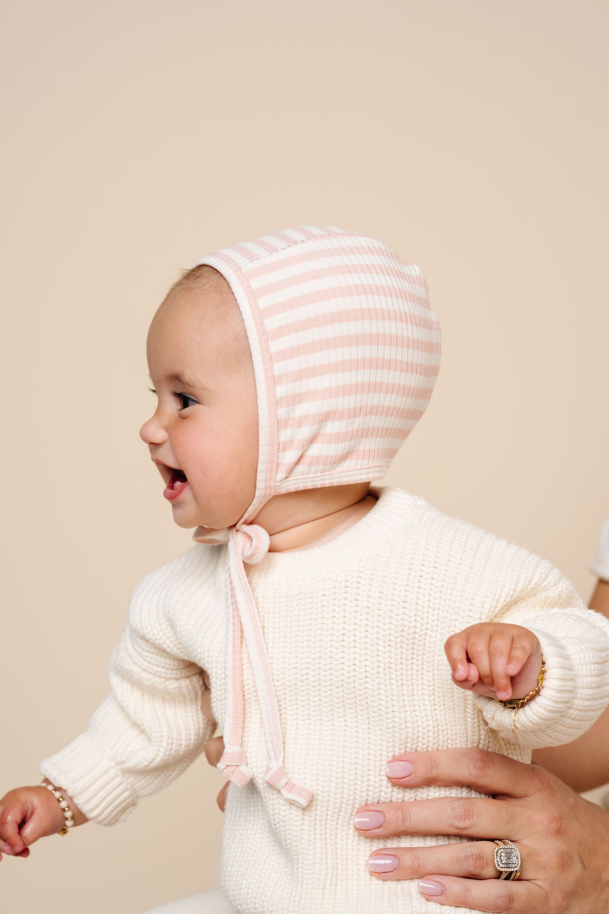 Harper Ribbed Bonnet