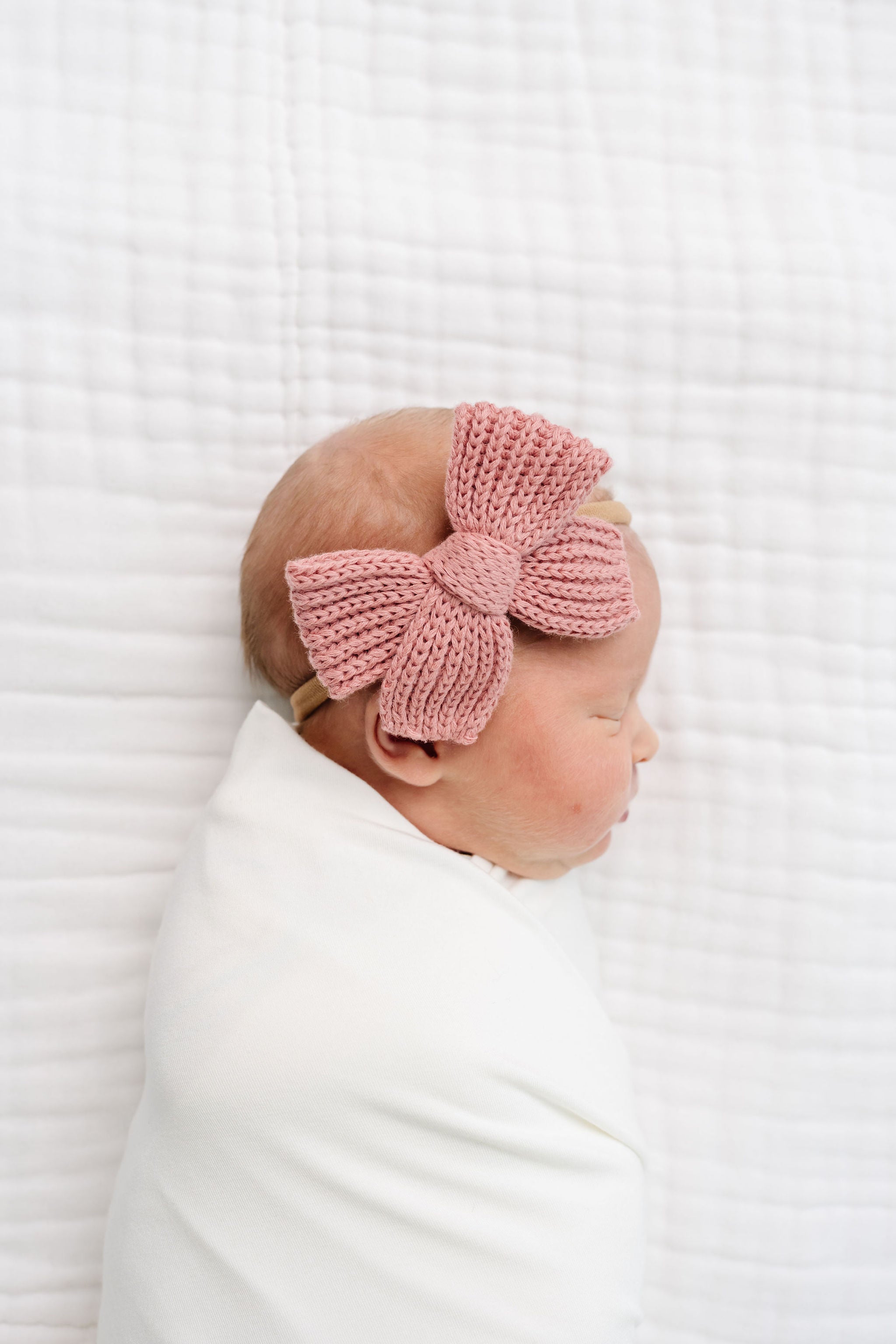 Sweater Bow - Peony Chunky Knit