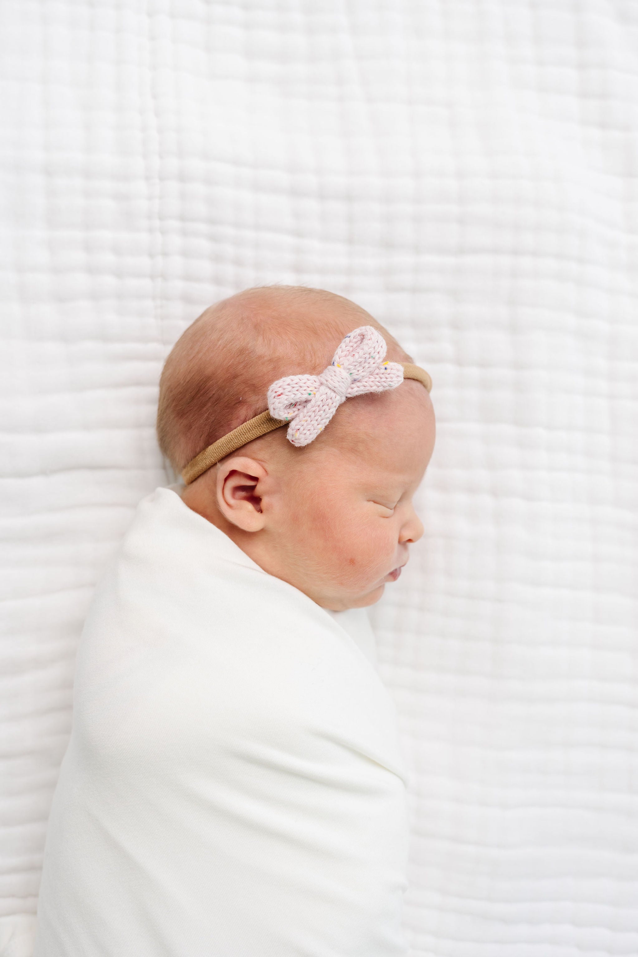 Sweater Bow - Blossom Speckle Knit