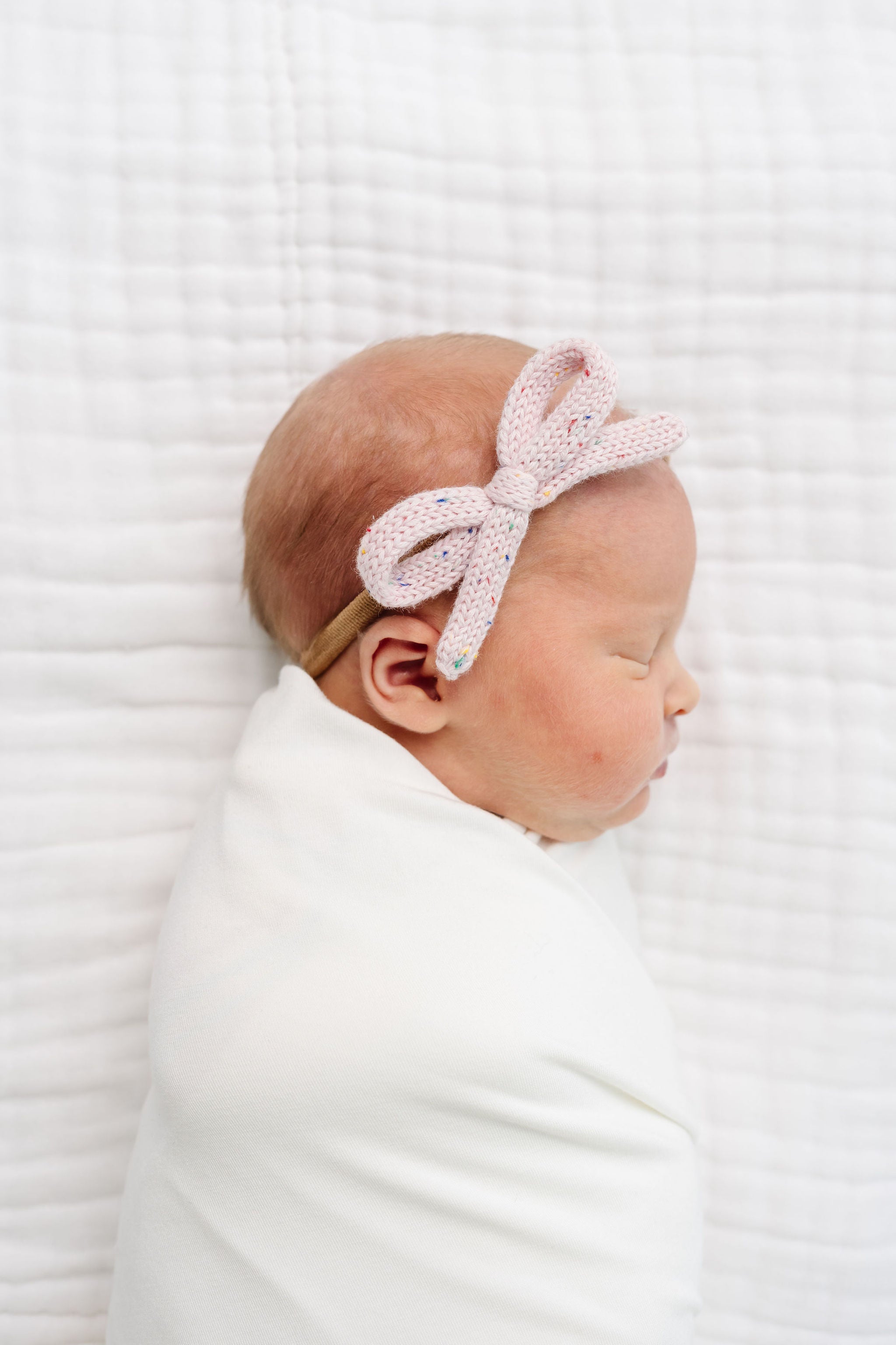 Sweater Bow - Blossom Speckle Knit