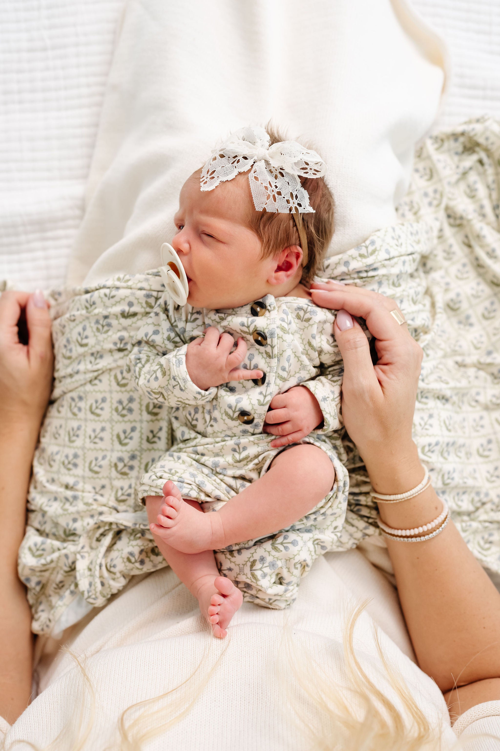 Etta Newborn Headband Bundle (Gown)