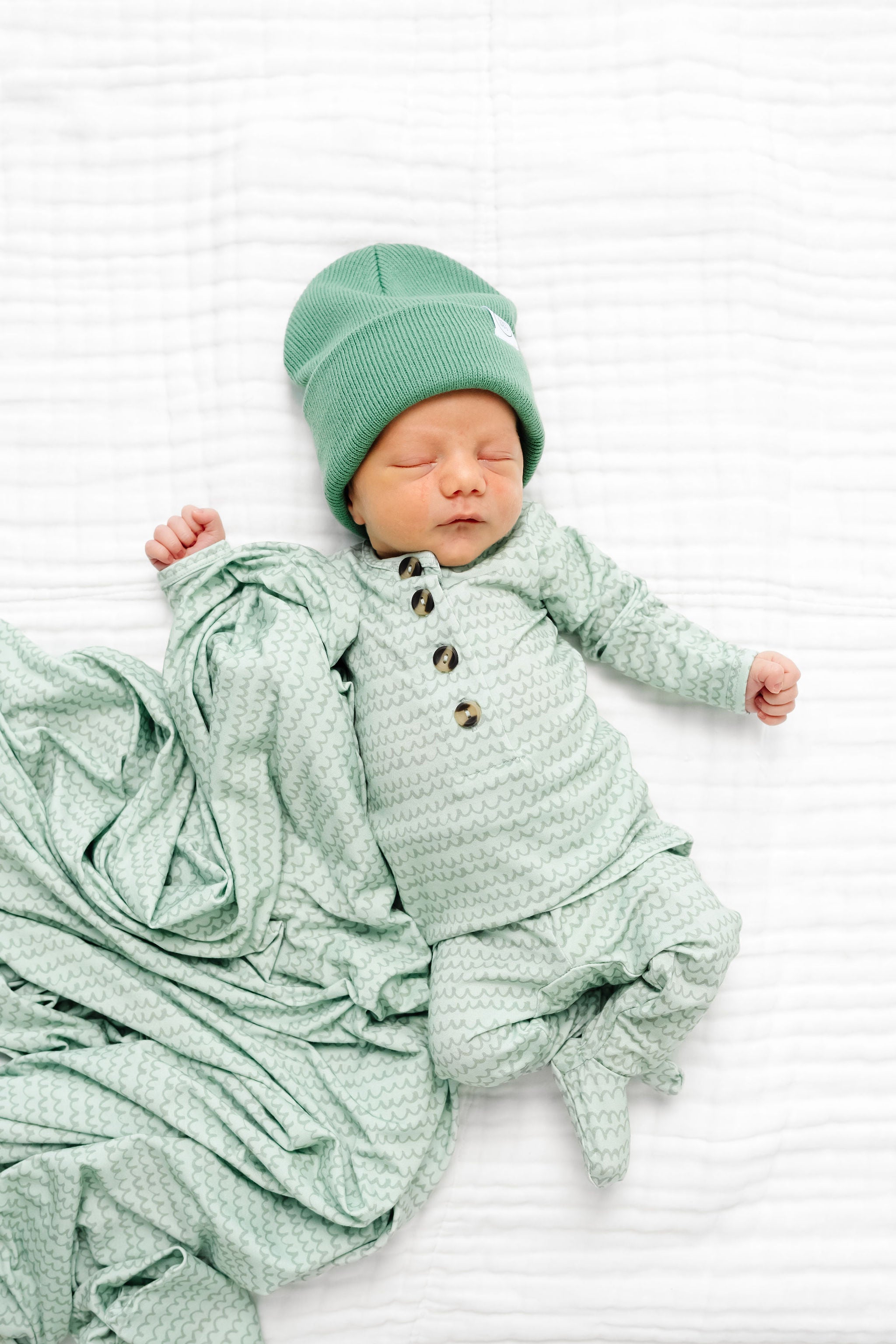 Luca Newborn Hat Bundle (Top + Bottom)