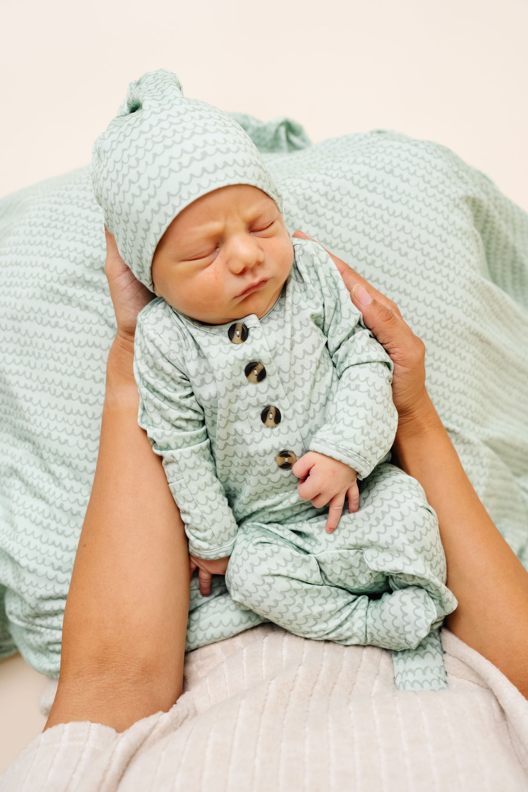 Luca Newborn Hat Bundle (Top + Bottom)