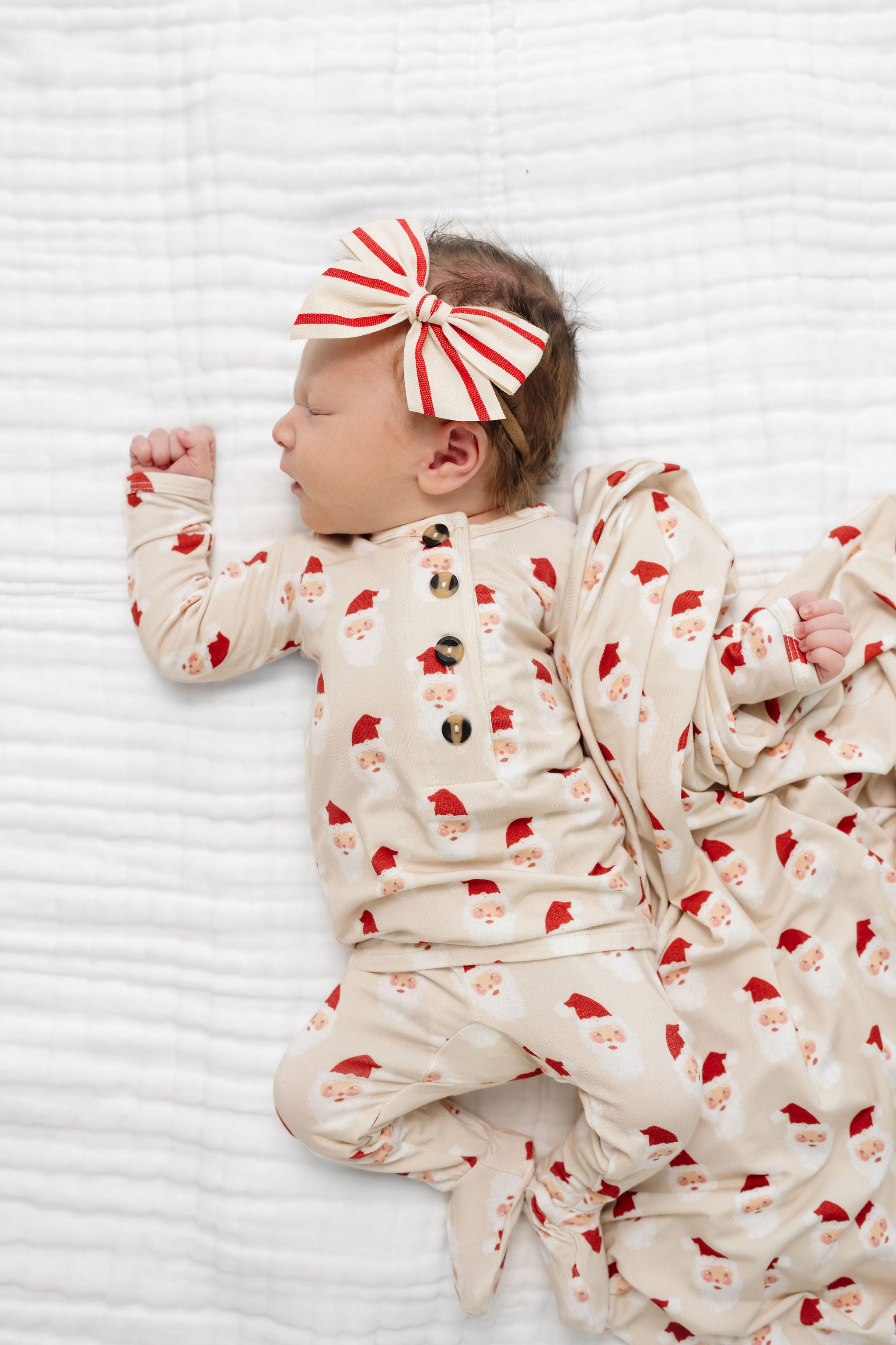 Ribbon Bow - Red Stripe