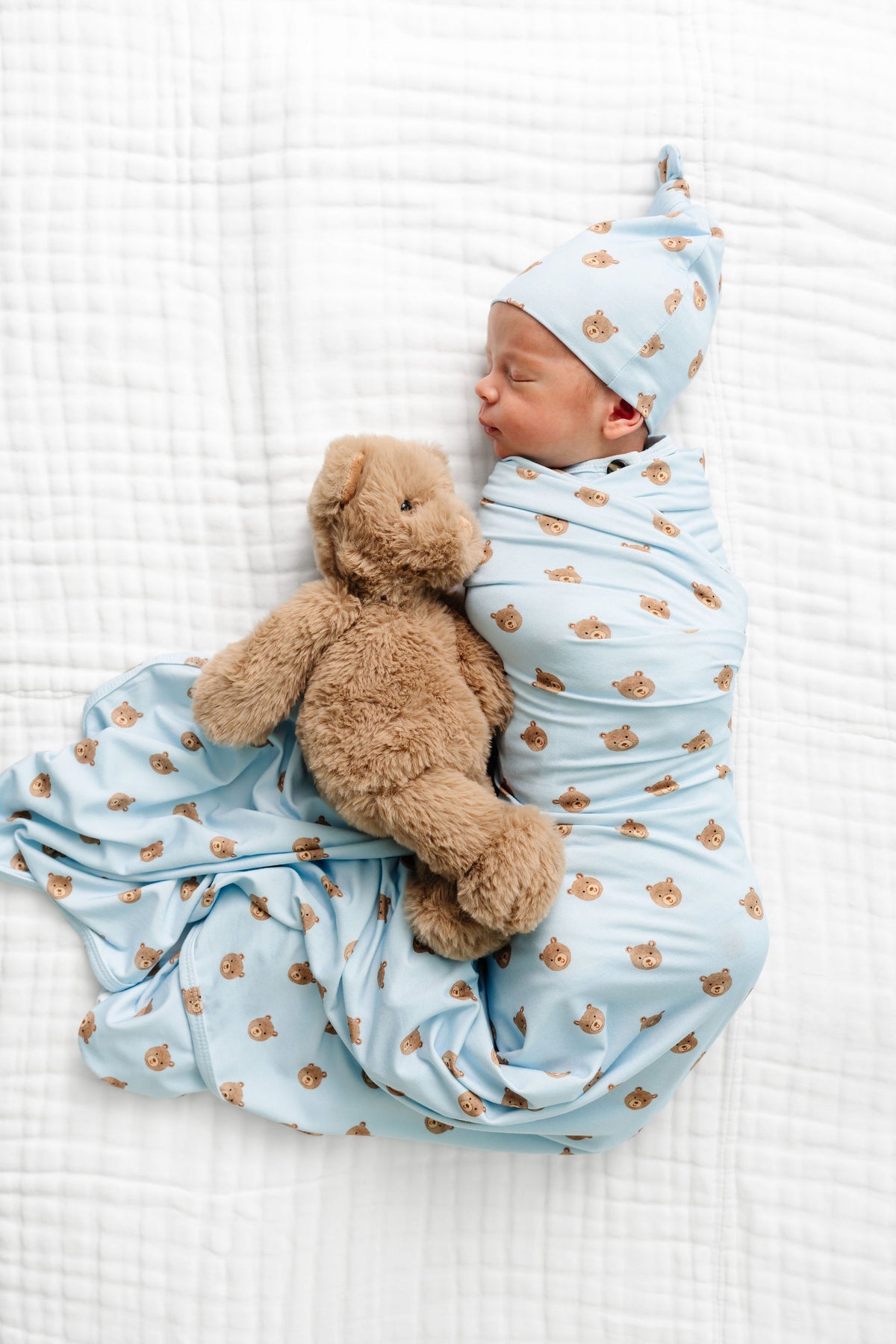 Theodore Newborn Hat Bundle + Knotted Gown