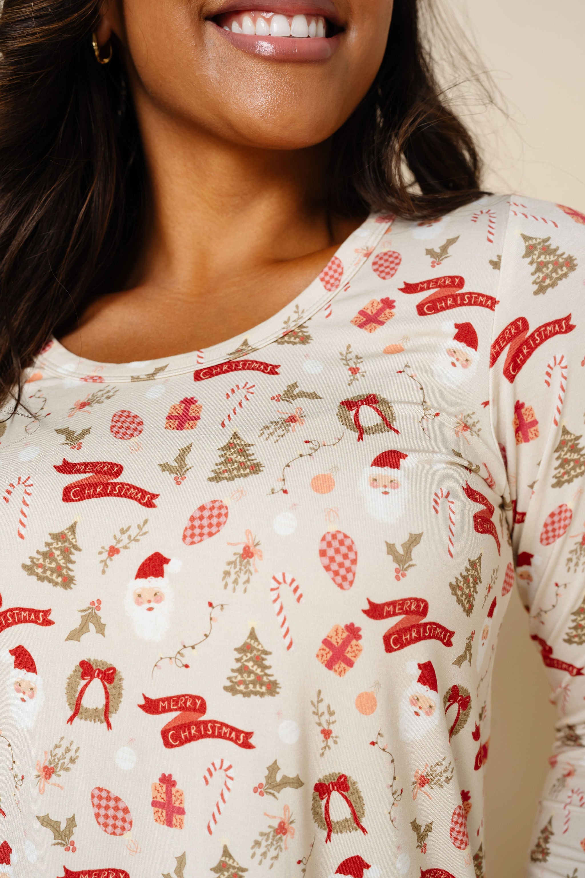 Mistletoe Women's Lounge Long Sleeve Tee