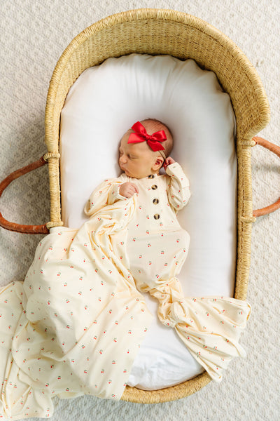 Sadie Newborn Headband Bundle + Knotted Gown
