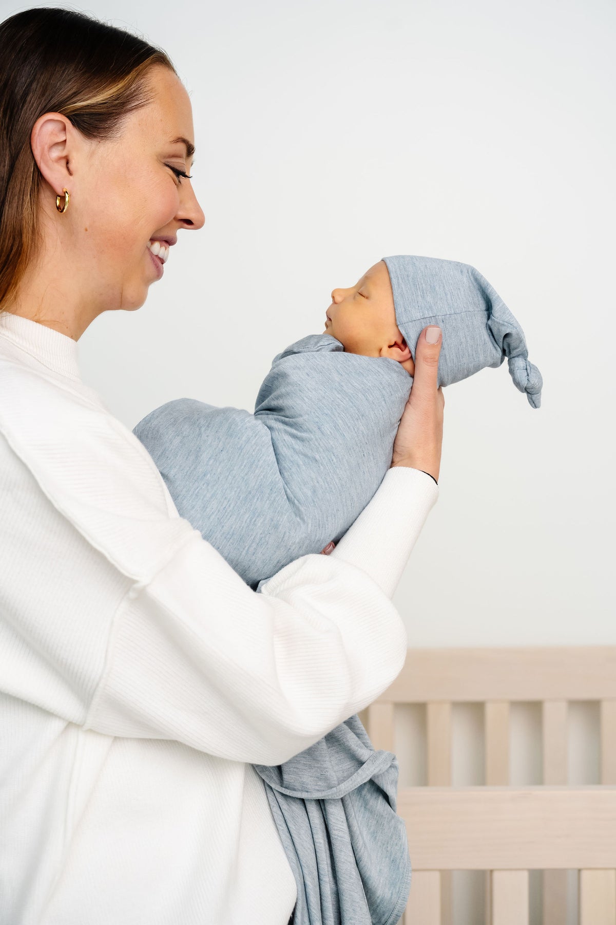 Crew Newborn Hat Bundle + Knotted Gown