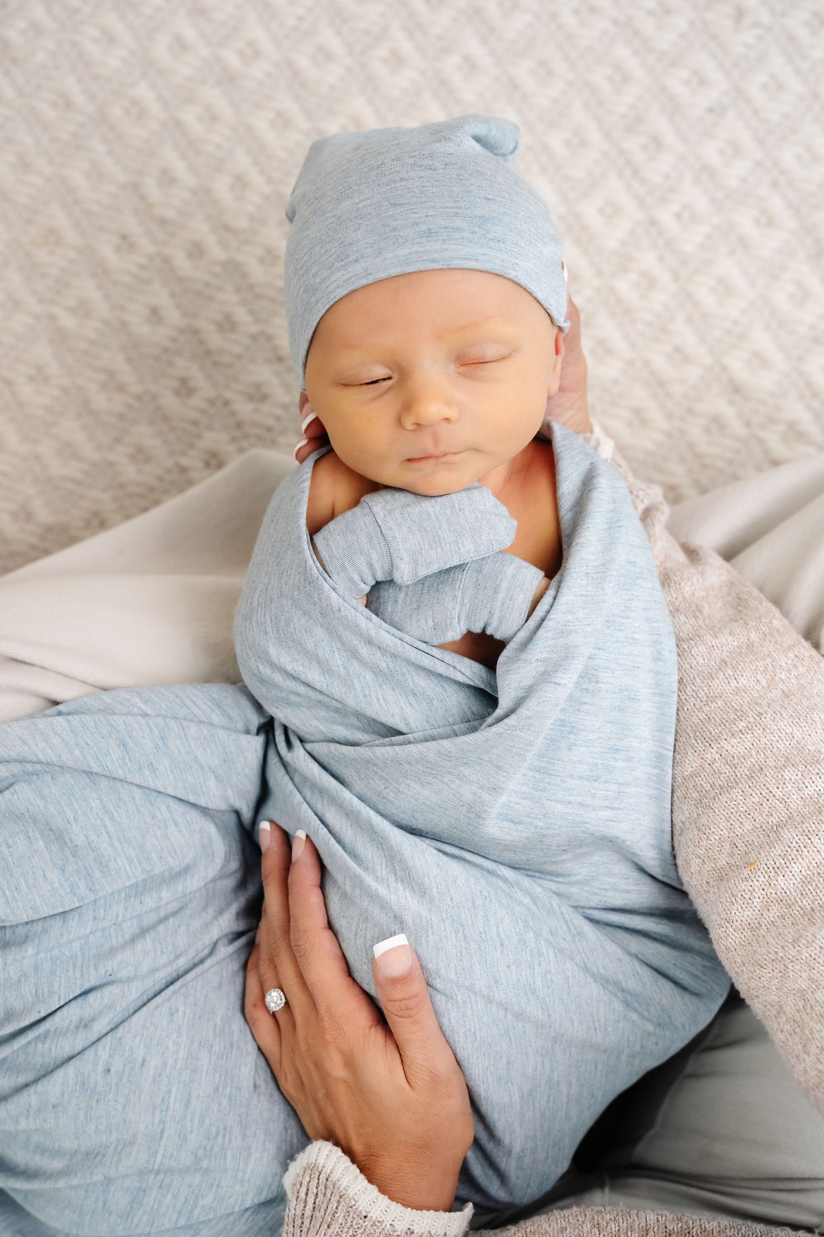 Crew Newborn Hat Bundle + Knotted Gown